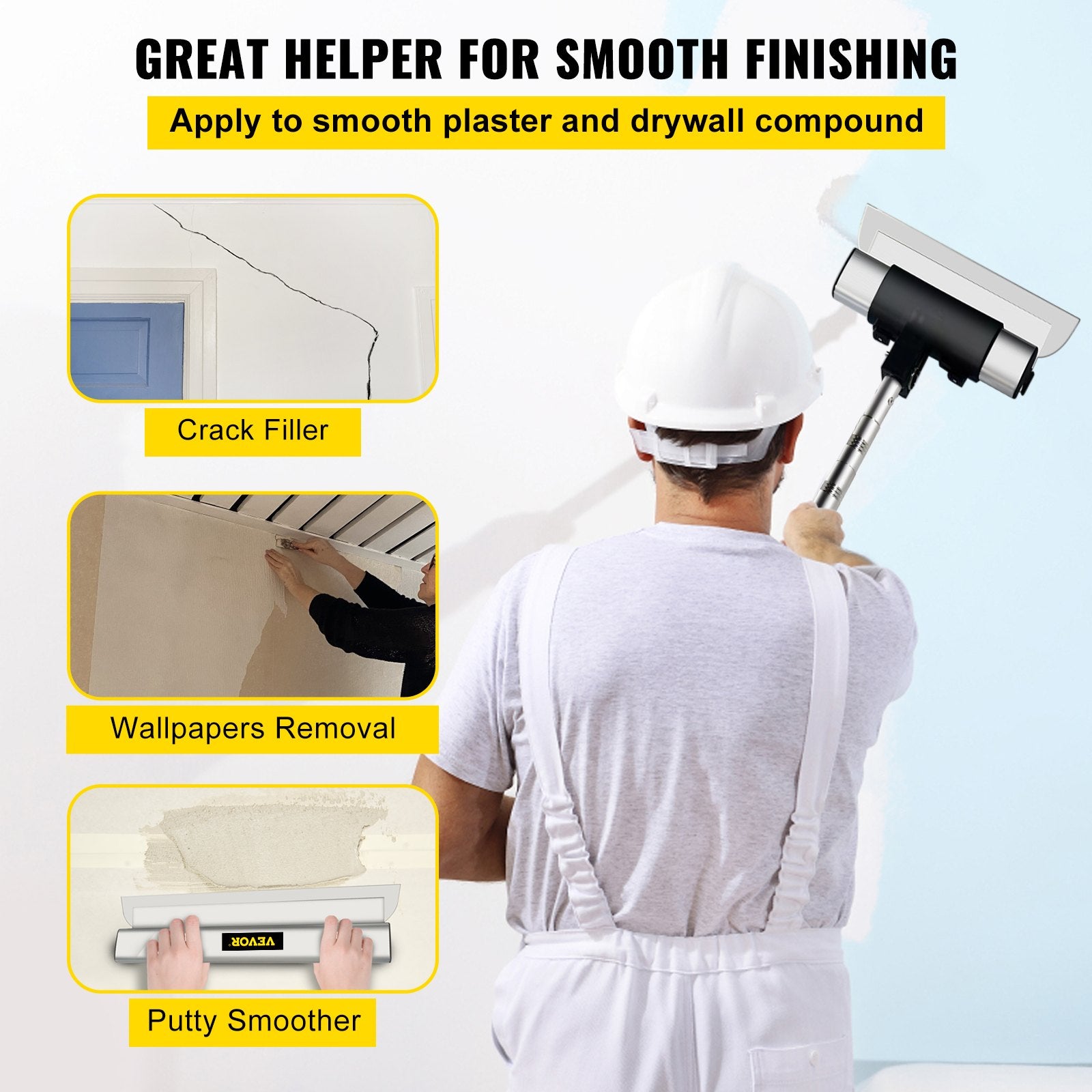 Skimming Blade Set 10 16 24 inch Blades with 35-78 inch Extension
