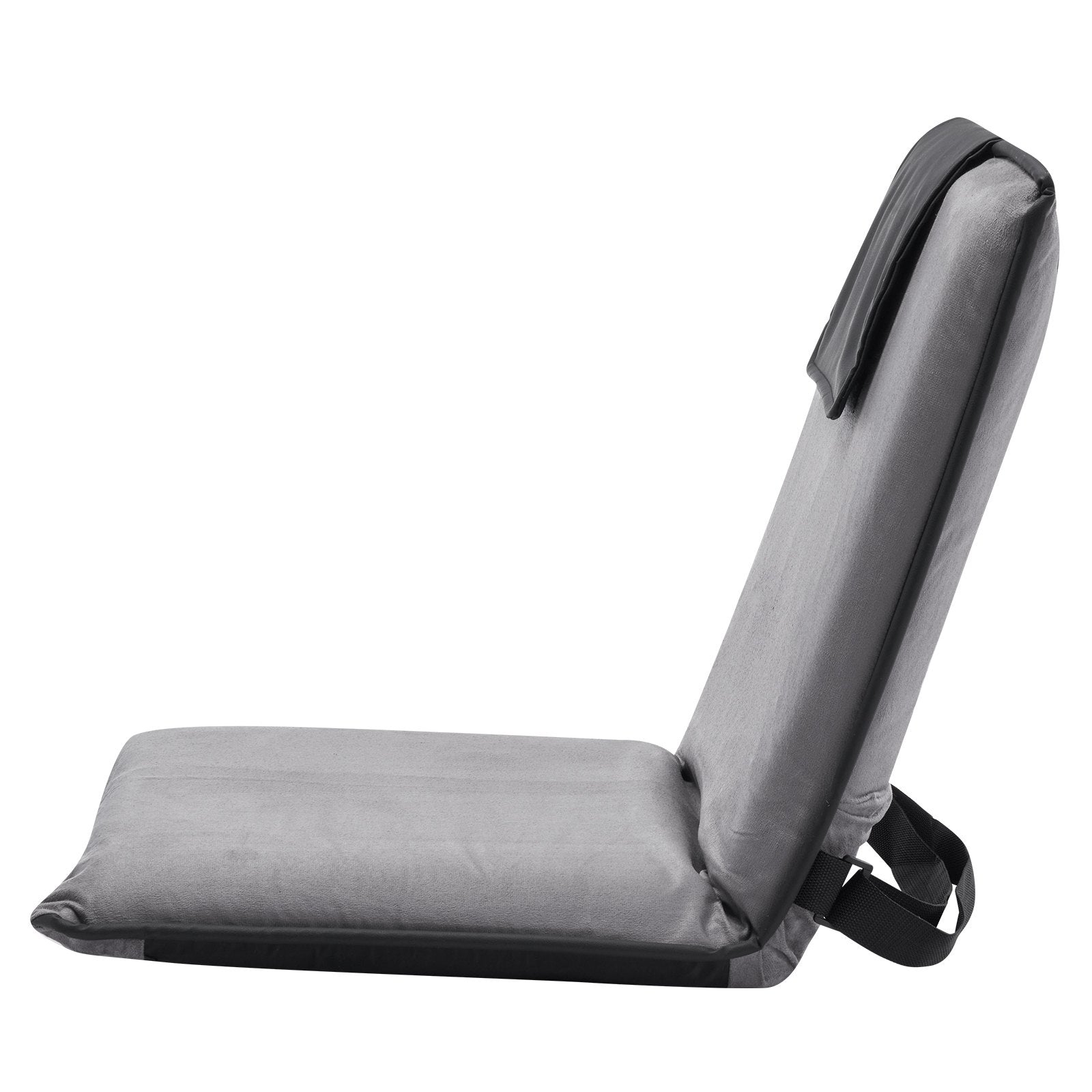 6-Position Adjustable Floor Chair with Back Support for Reading and Gaming