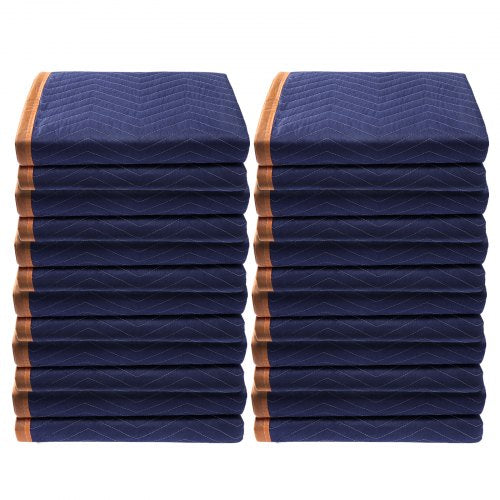 VEVOR 12 Pack Moving Blankets 2032x1829 mm Non-Woven Cotton Furniture Pads