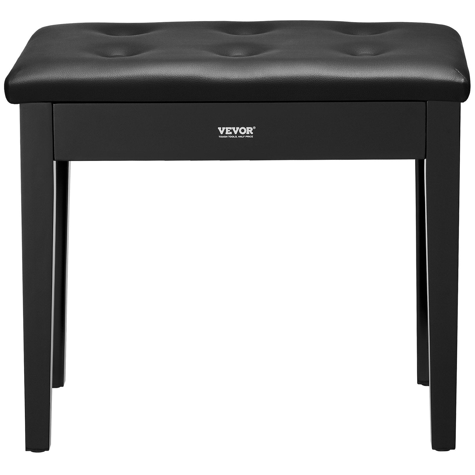 Wooden 22" Piano Bench with Storage and Padded Seat