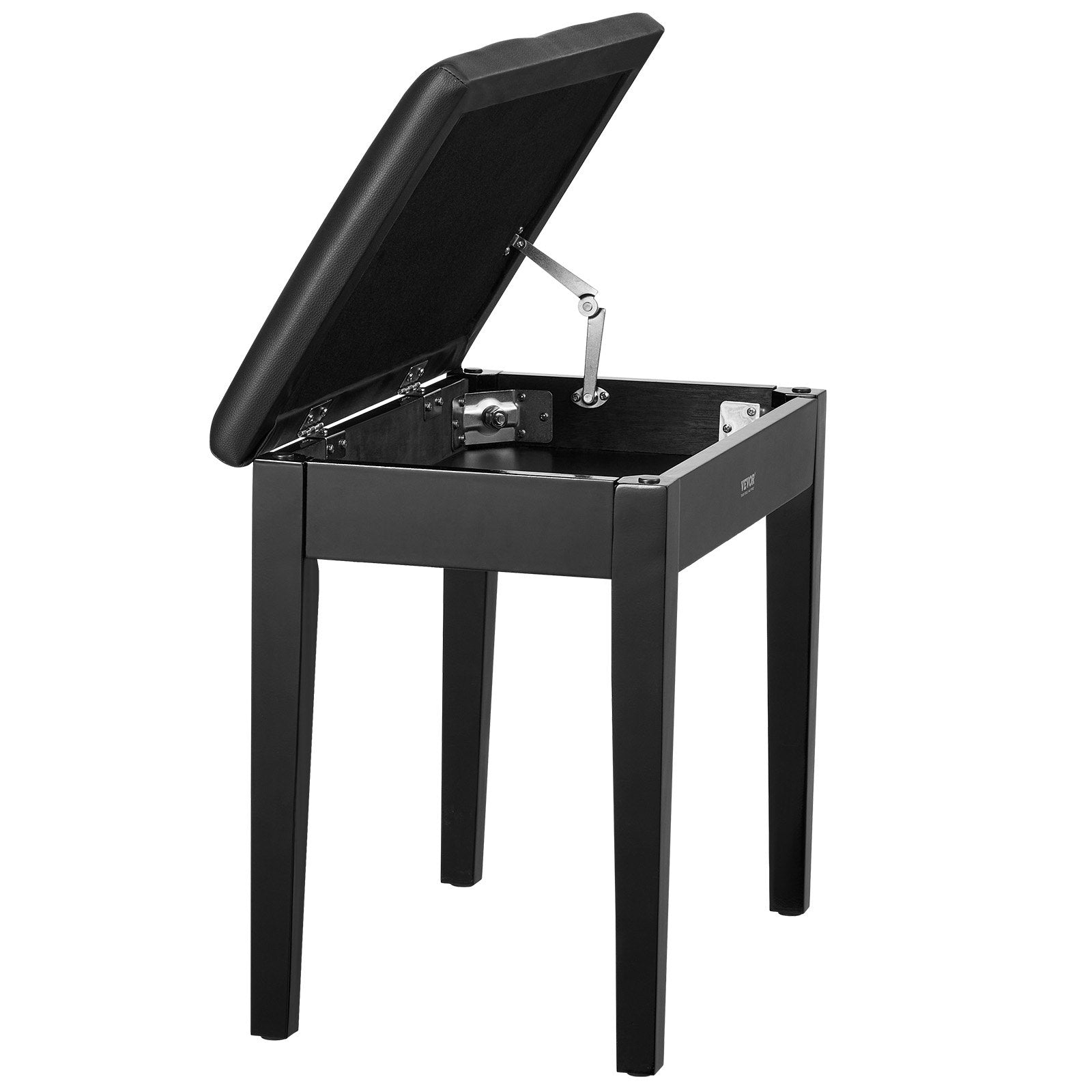 Wooden 22" Piano Bench with Storage and Padded Seat