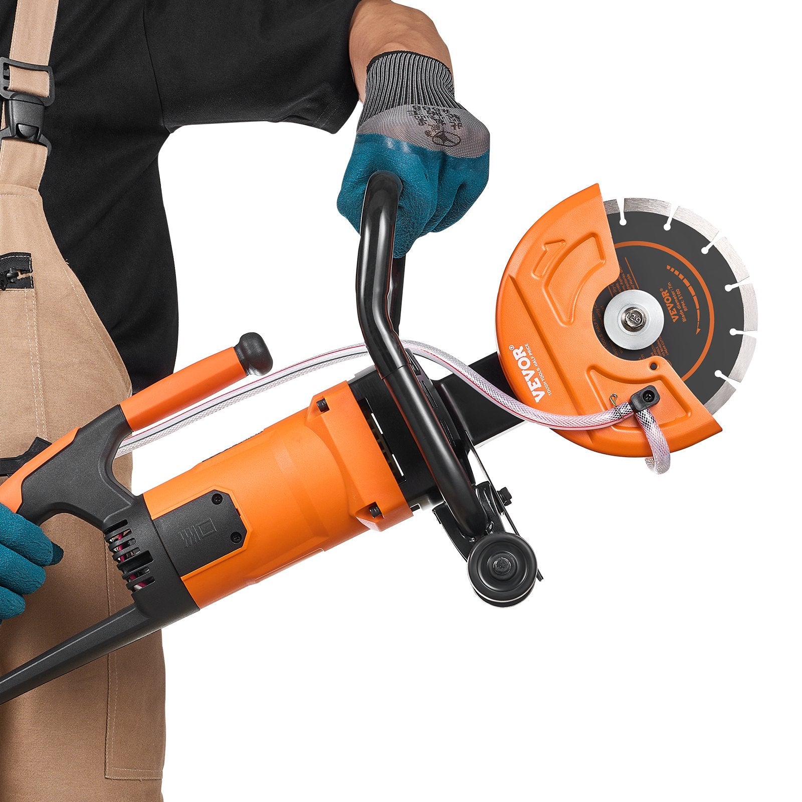 Electric Concrete Saw 7in 2000W Cutter 2.5in Depth Wet Dry Stone Brick