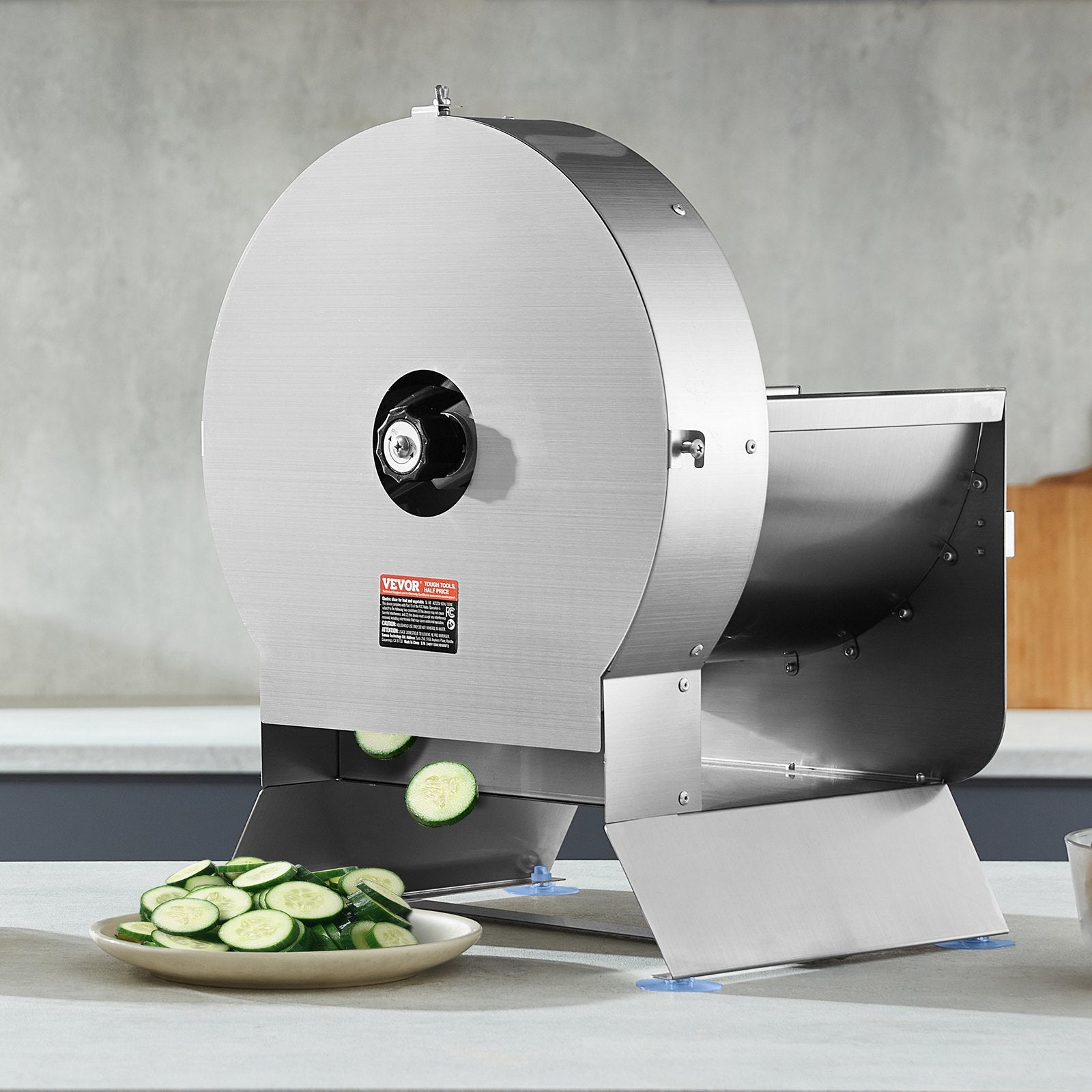 Electric Vegetable Slicer Adjustable 0-12mm Stainless Steel Commercial Cutter