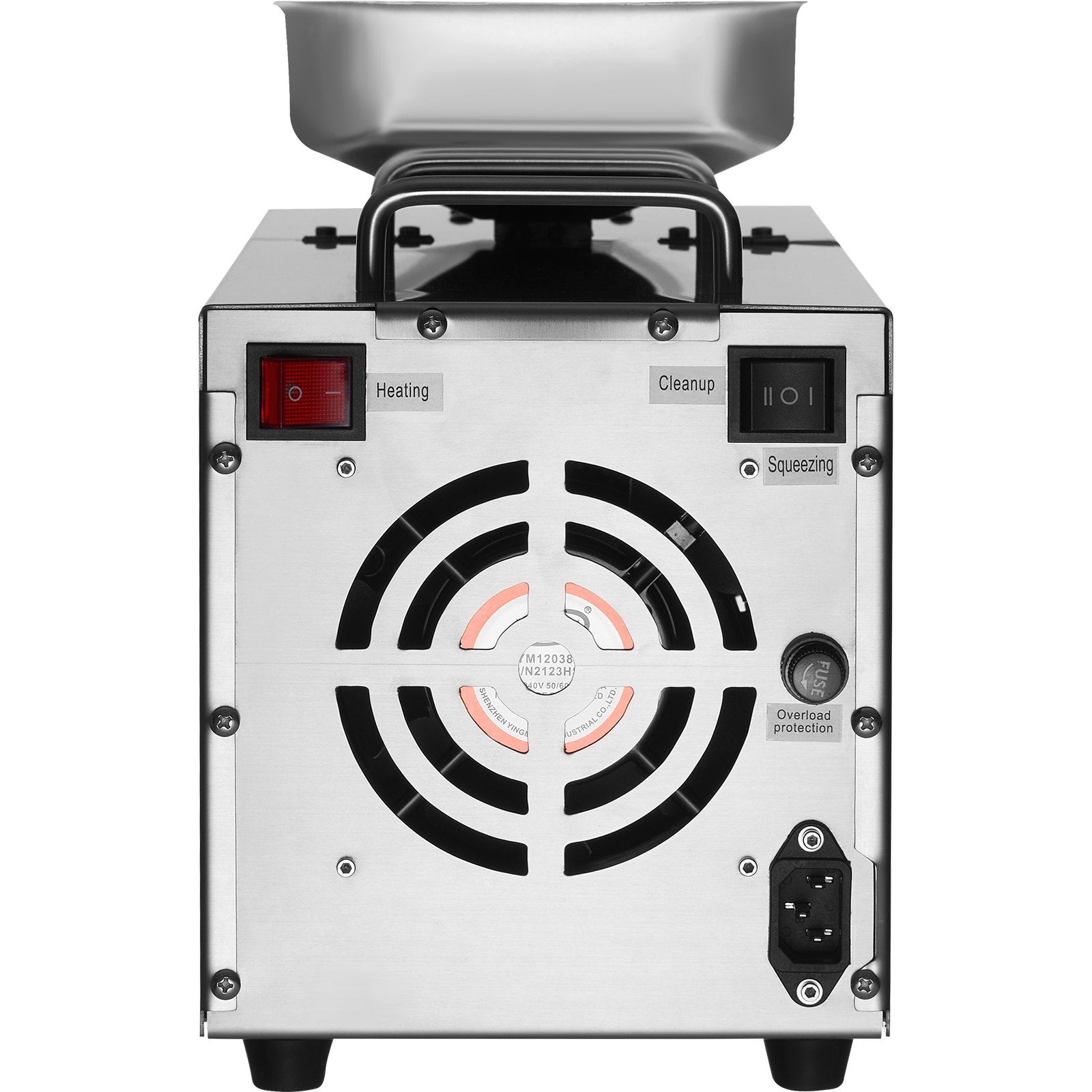 Oil Press Machine Electric 850W Stainless Steel Hot Expeller 0-300C