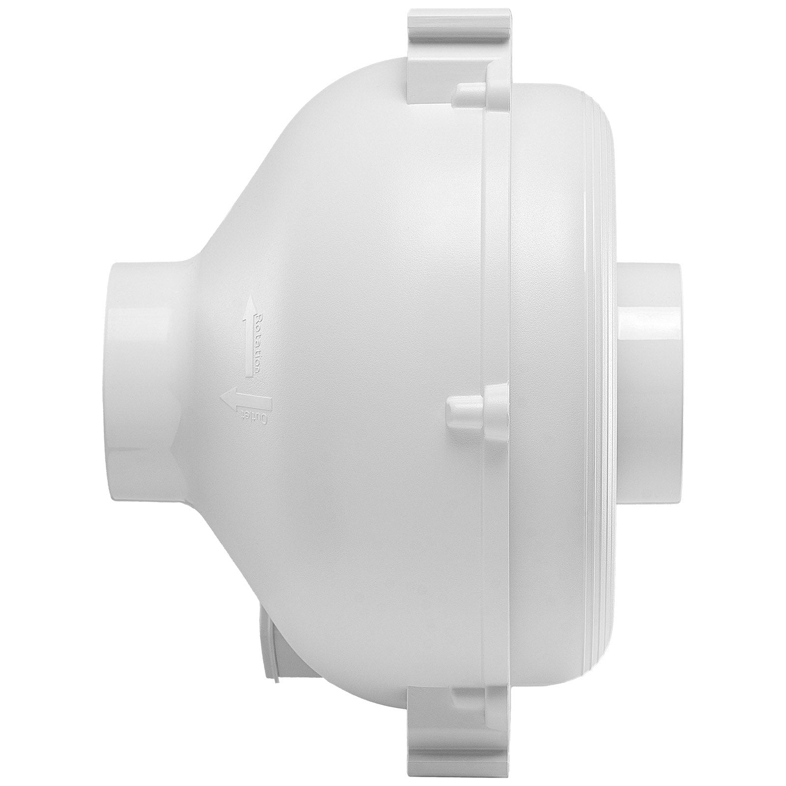 Radon Fan Installation Kit 3.5-4in Quiet 260CFM Mitigation System Indoor Outdoor