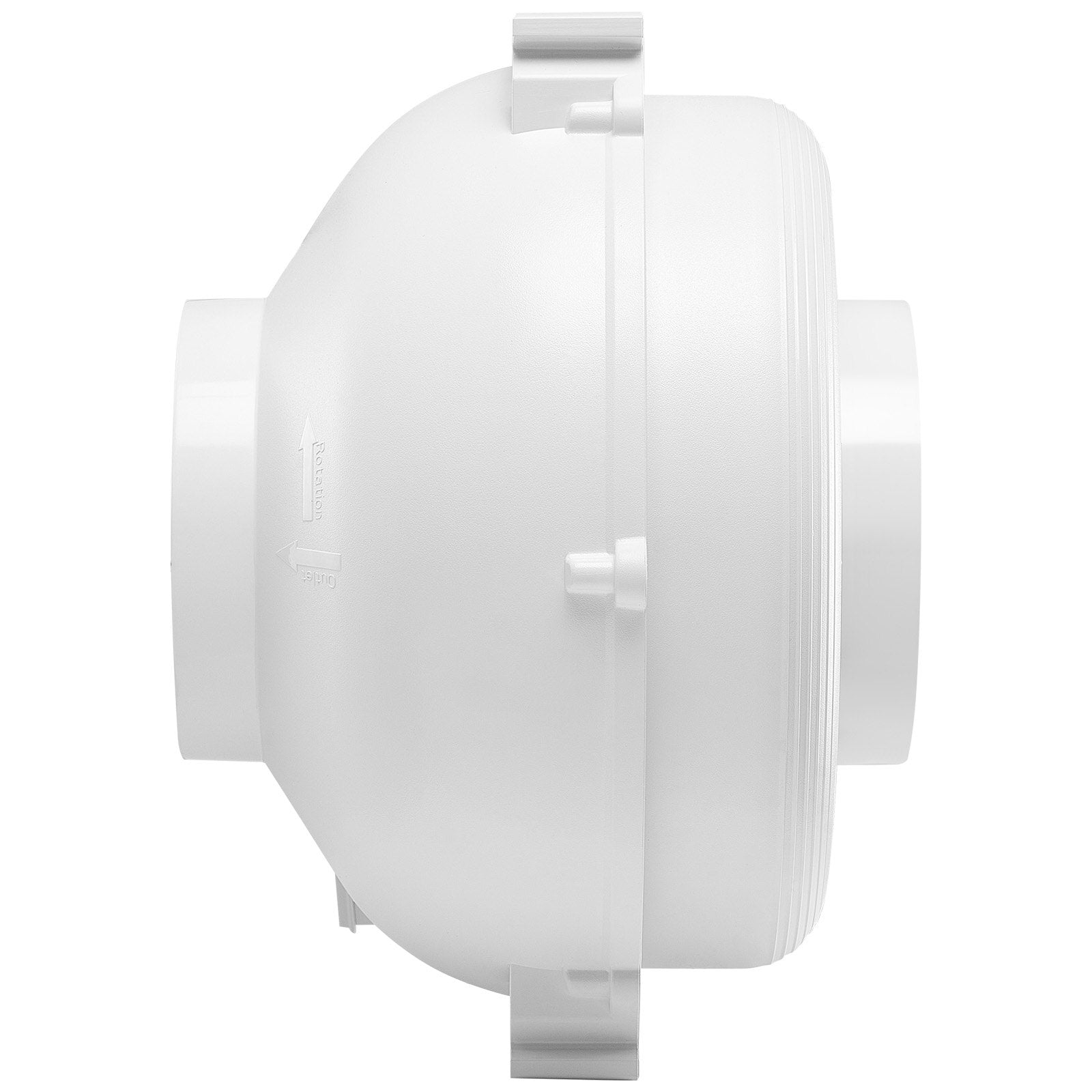 Radon Fan Installation Kit 4.5-6in Quiet 380CFM Mitigation System Indoor Outdoor
