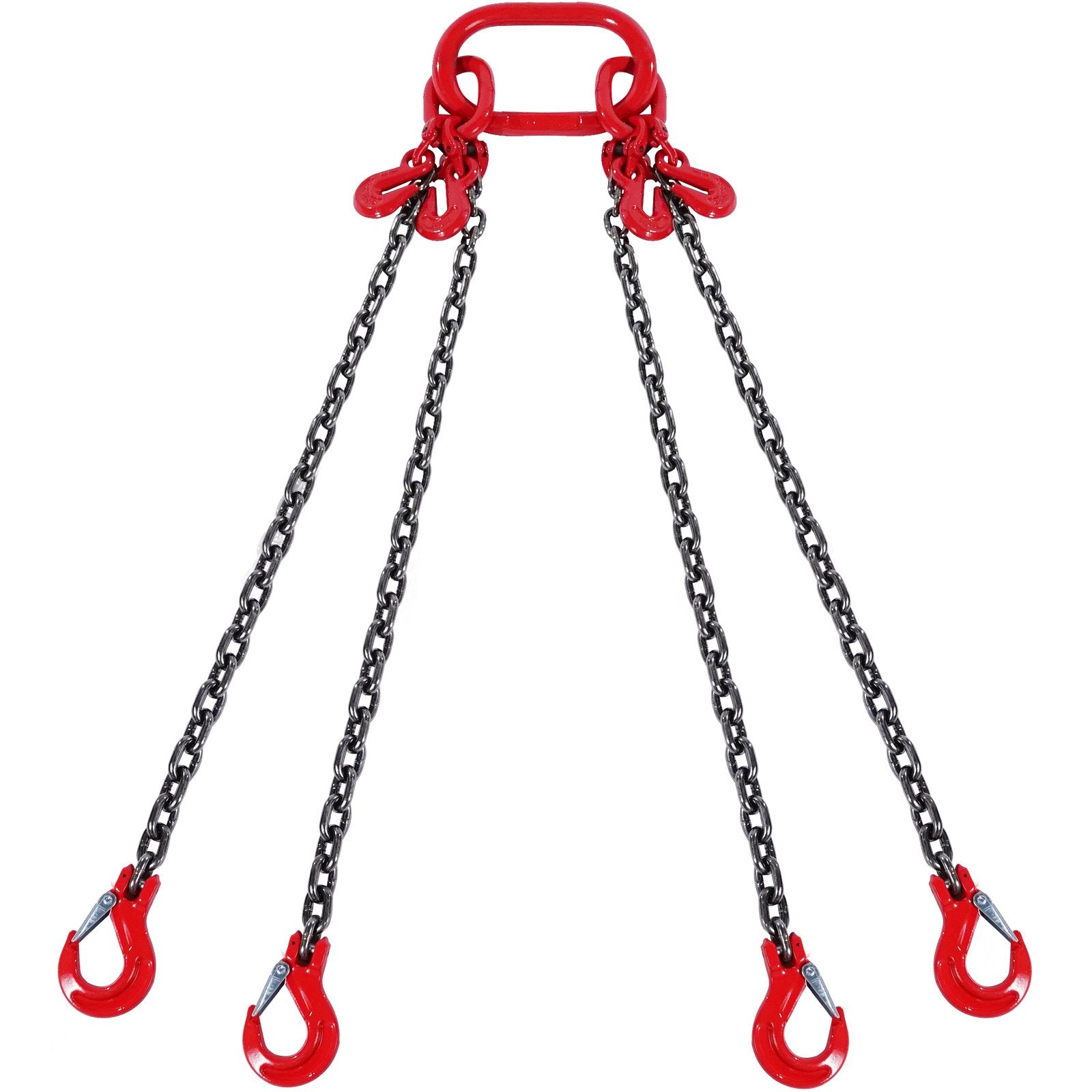 Chain Sling 6mm x 150cm G80 Engine Hoist 3 Ton Lifting Chain with 4 Hooks