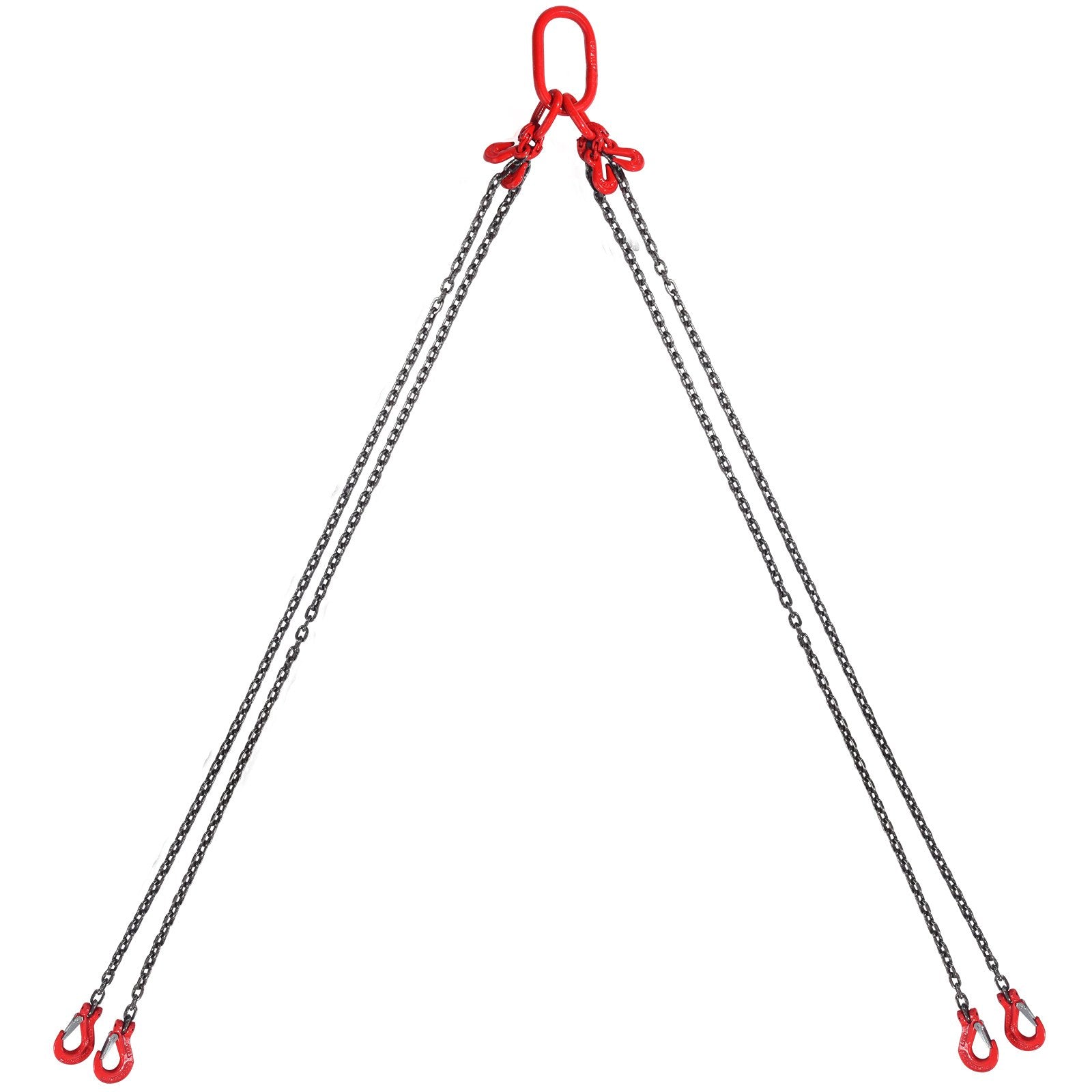 Chain Sling 6mm x 150cm G80 Engine Hoist 3 Ton Lifting Chain with 4 Hooks