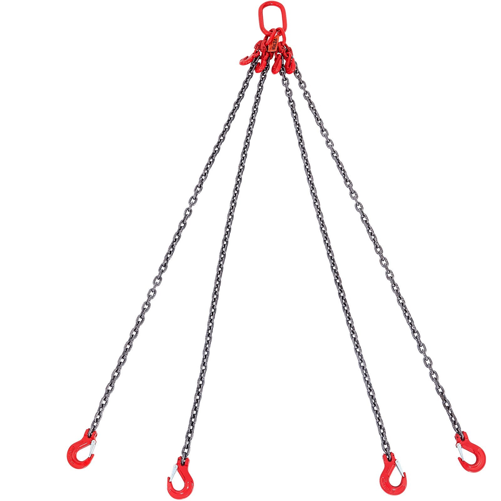 Chain Sling 8mm x 150cm G80 4 Leg Engine Lift Chain 5 Ton