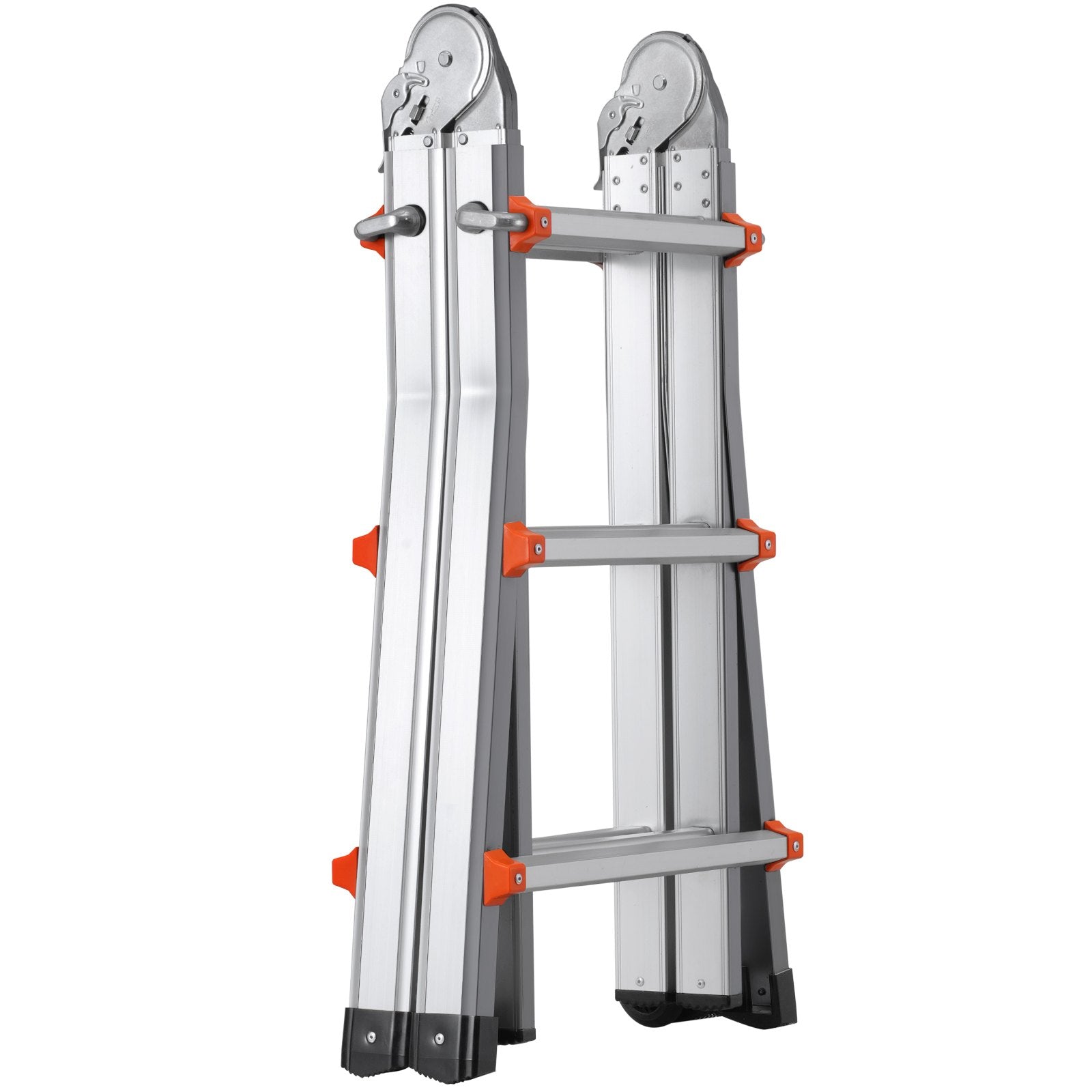 Telescoping Ladder A-Frame 9.5FT Compact Aluminum Multi-Function Portable 330LB