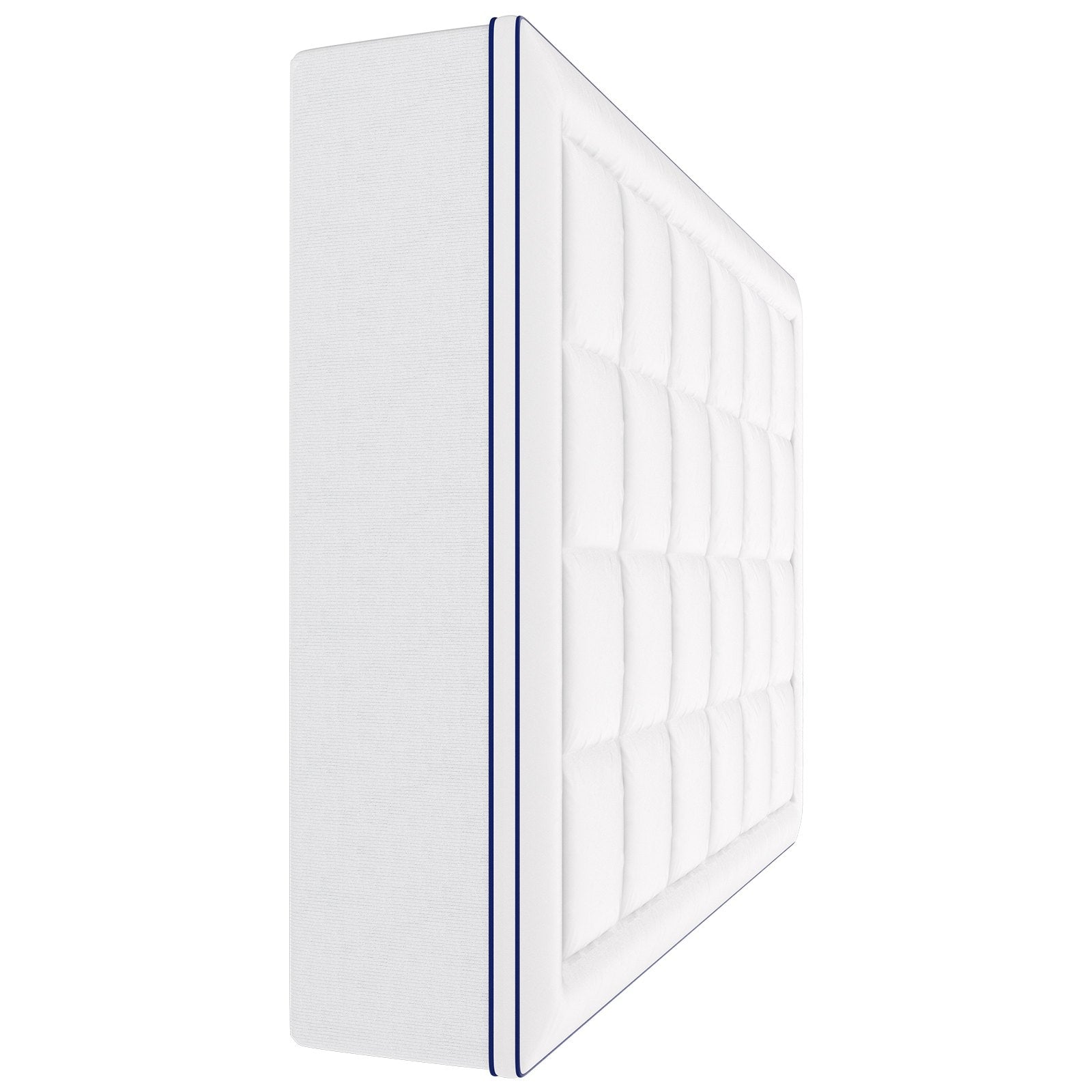 Mattress Topper Queen Size 101.6mm Memory Foam Fiber Fill Detachable Washable