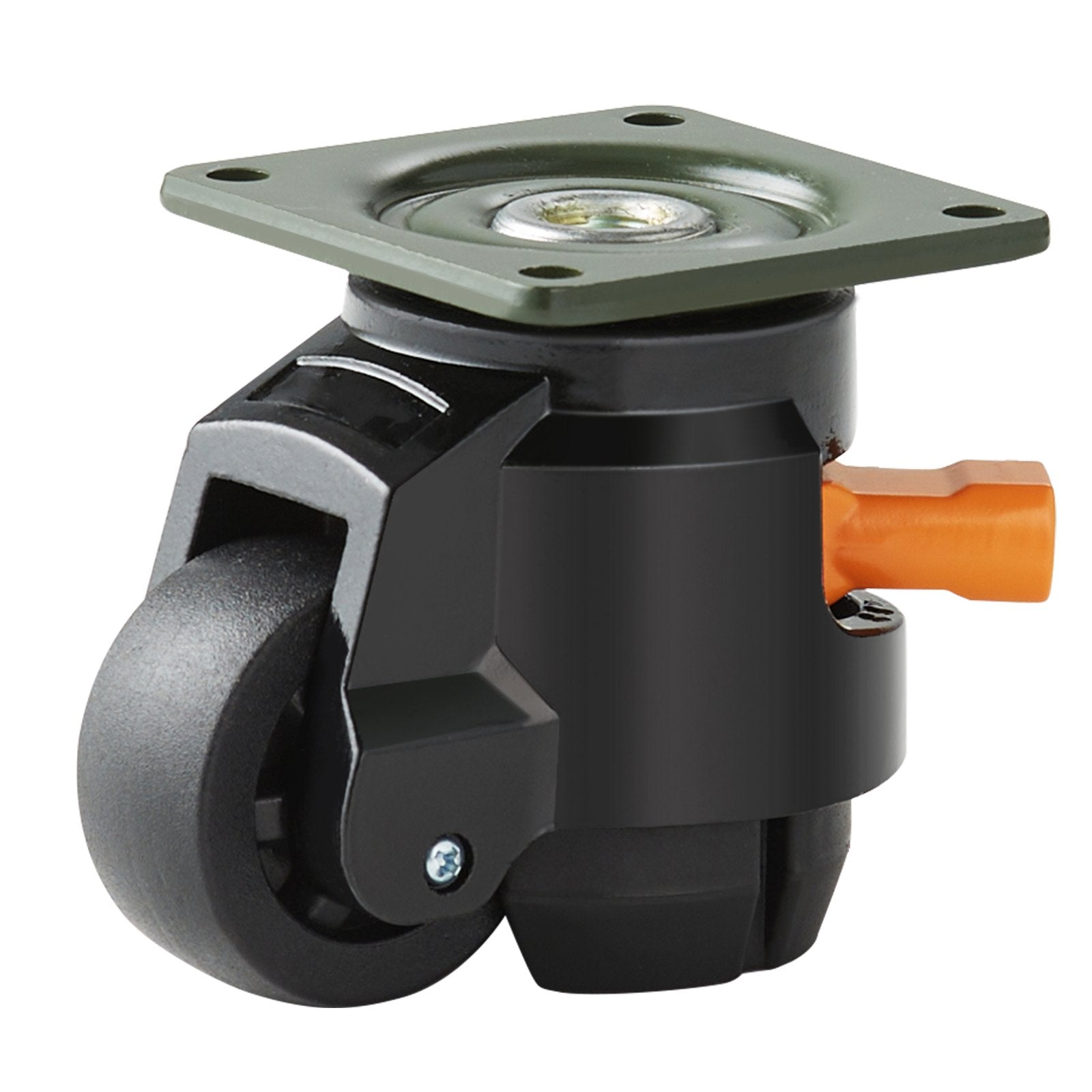 Heavy Duty 4 Pack Adjustable Leveling Casters with Swivel Wheels