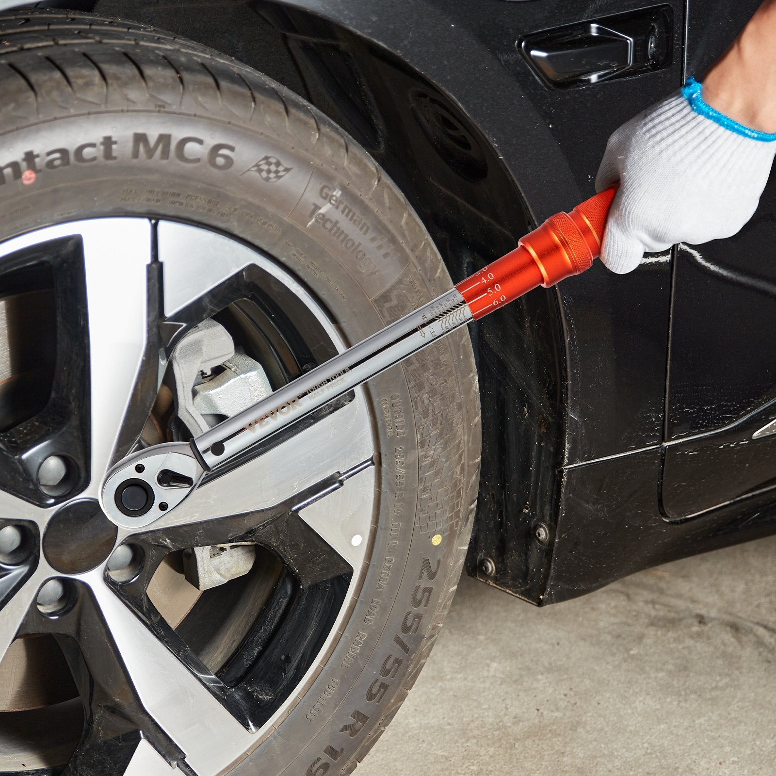 Torque Wrench 1/2" Drive 10-150ft.lb 14-204N.m Dual-Direction Mechanical Kit