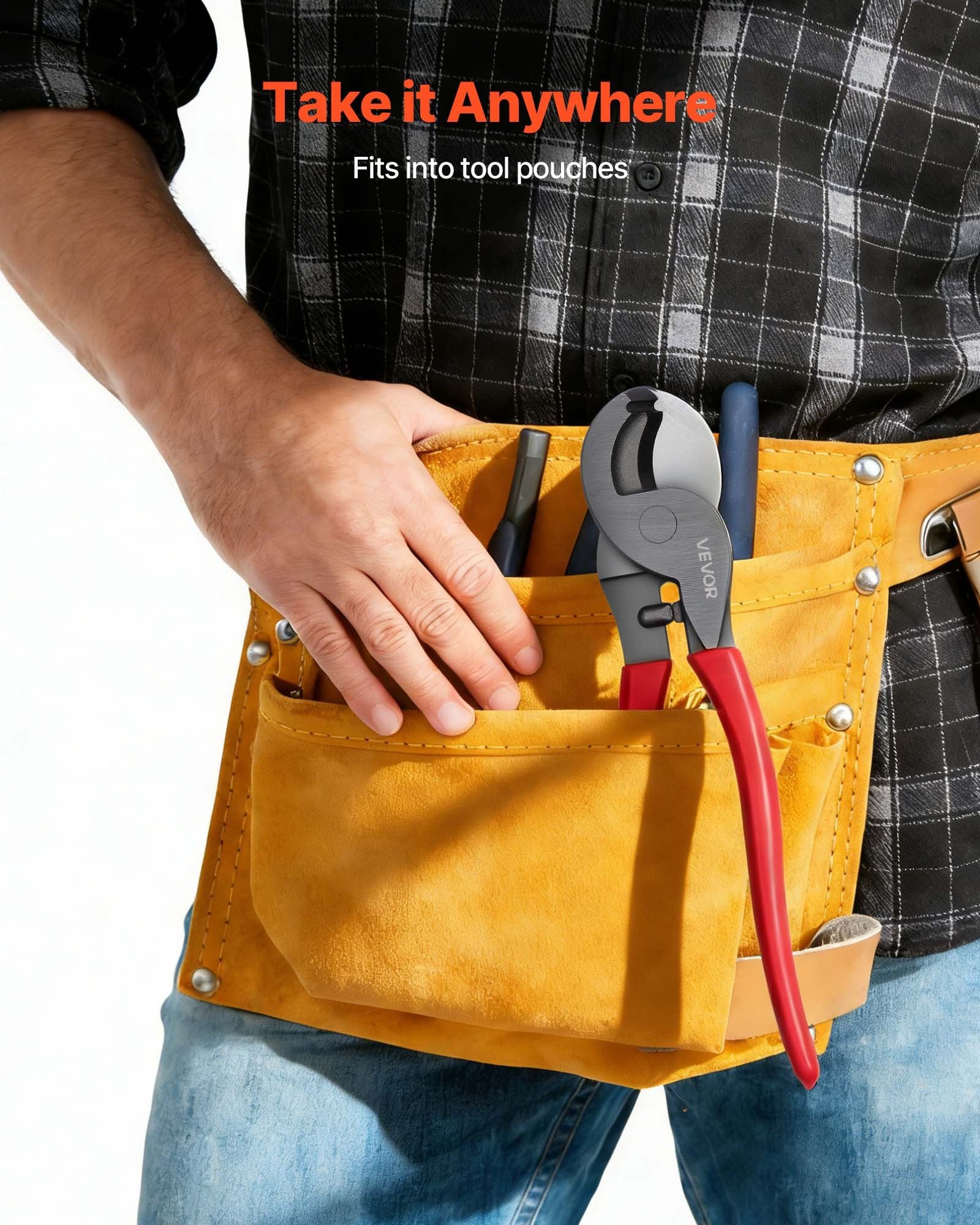 Heavy Duty Cable Cutter Ratcheting Wire Cutting Pliers for Copper and Aluminum