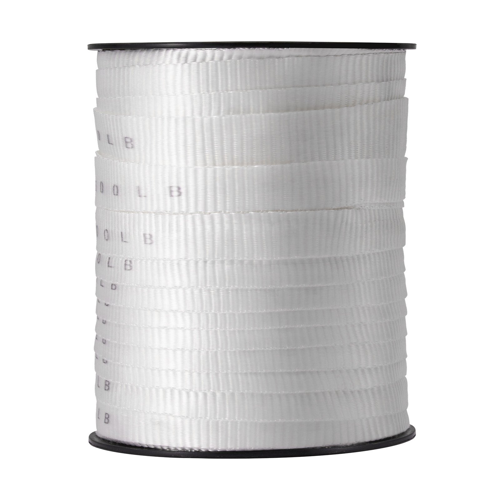 Polyester Pull Tape 1.9cm x 80.8m Mule Tape 1134kgf Tensile White