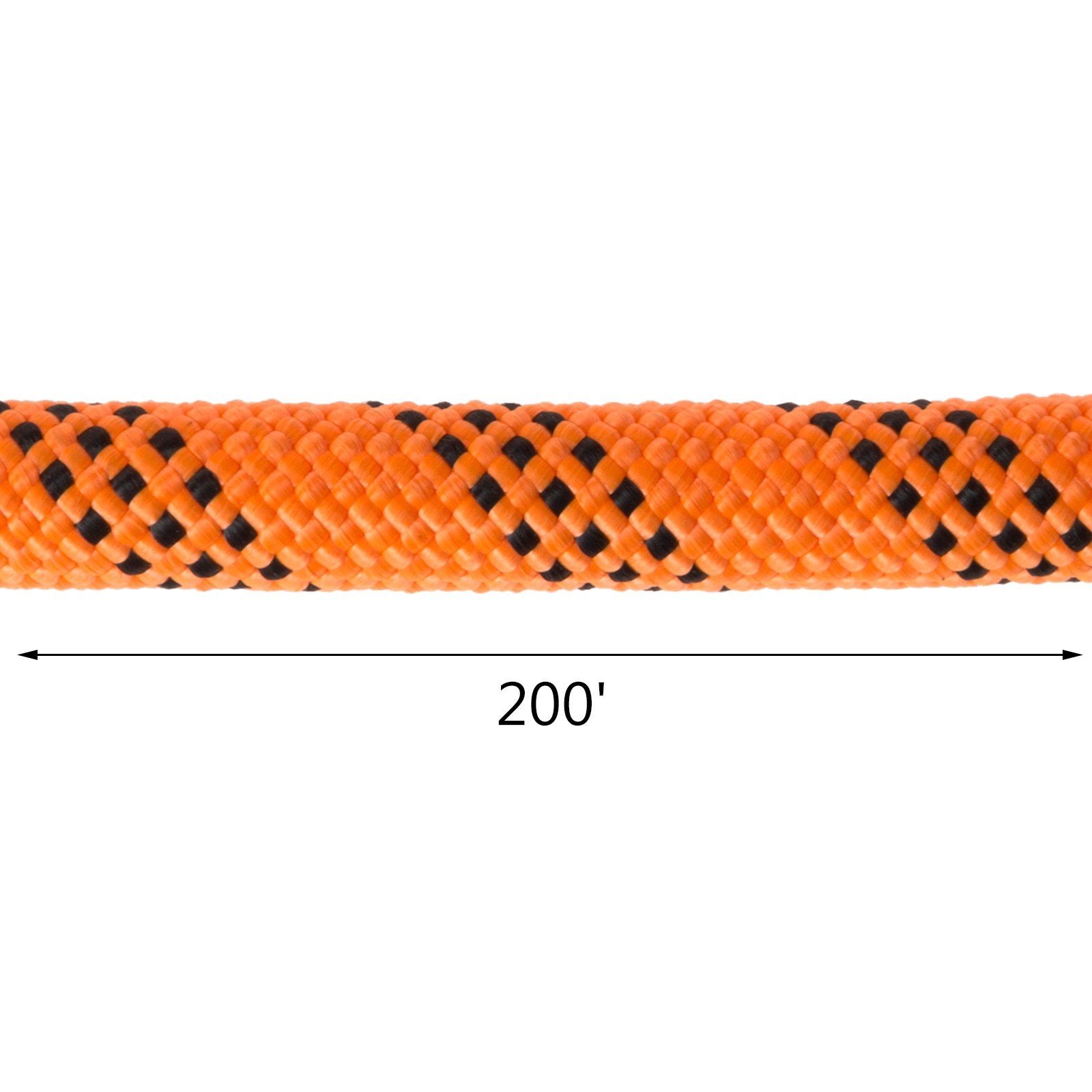 1.43cm Double Braid Polyester Rope, 6096cm Nylon Pulling Rope, 498.95kg Load