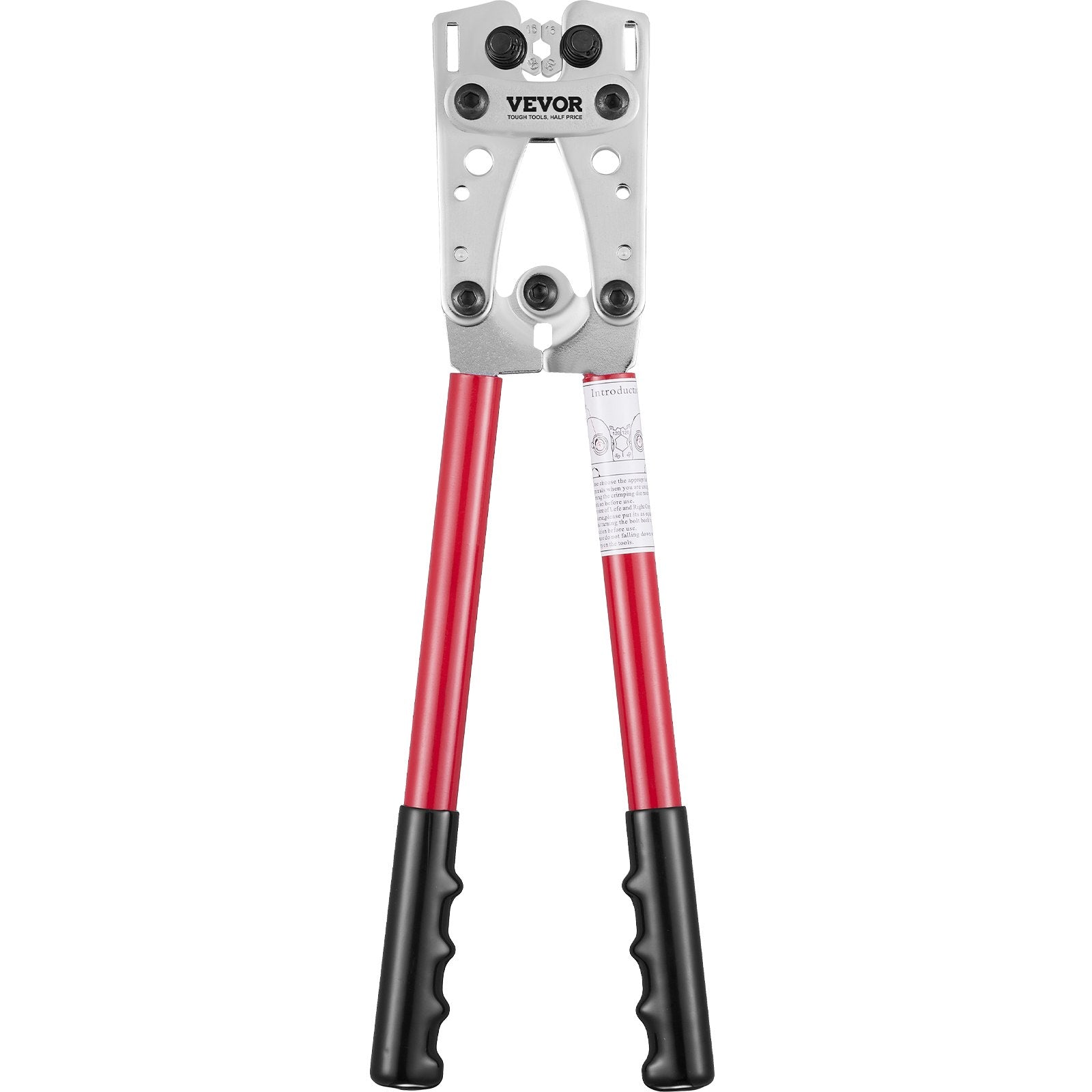 Battery Cable Lug Crimping Tool 10-1/0AWG with Cutter Terminals Heat Shrink