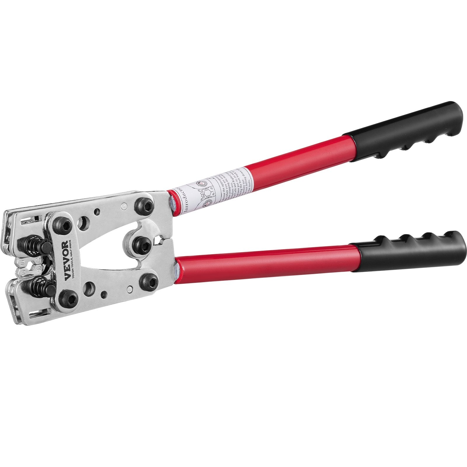 Battery Cable Lug Crimping Tool 10-1/0AWG with Cutter Terminals Heat Shrink