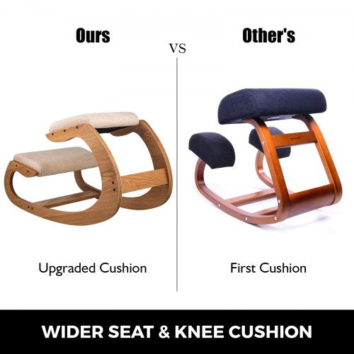 VEVOR Ergonomic Kneeling Chair Heavy Duty Office Stool for Better Posture
