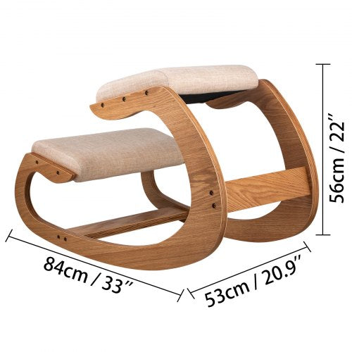 VEVOR Ergonomic Kneeling Chair Heavy Duty Office Stool for Better Posture