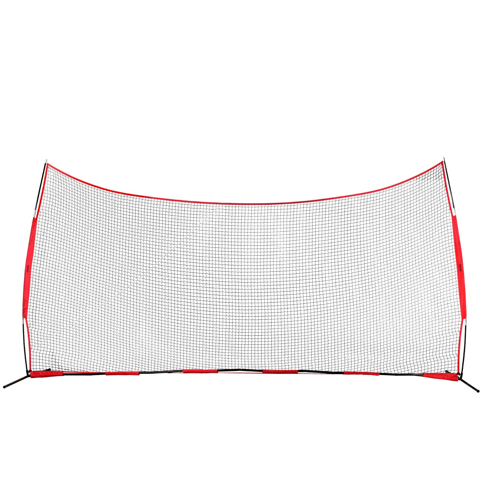 Barricade Backstop Net 20x10ft Portable Ball Sports Barrier with Carry Bag