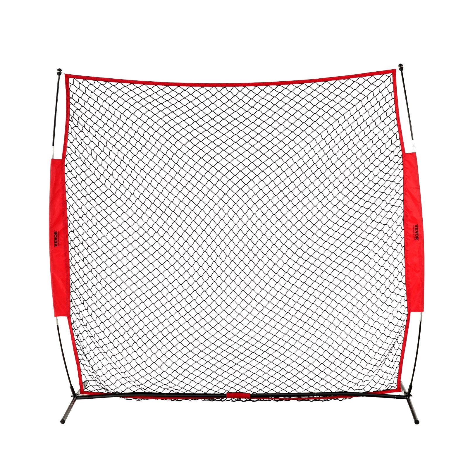 Barricade Backstop Net 7x7ft Portable Ball Sports Barrier with Carry Bag