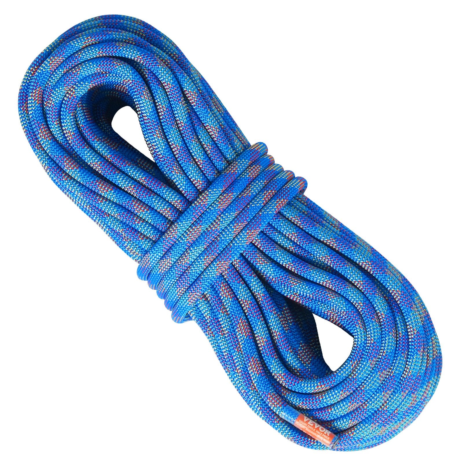 Dynamic Climbing Rope 10.2mm 40M Outdoor Rock Climbing 25KN with Steel Hooks