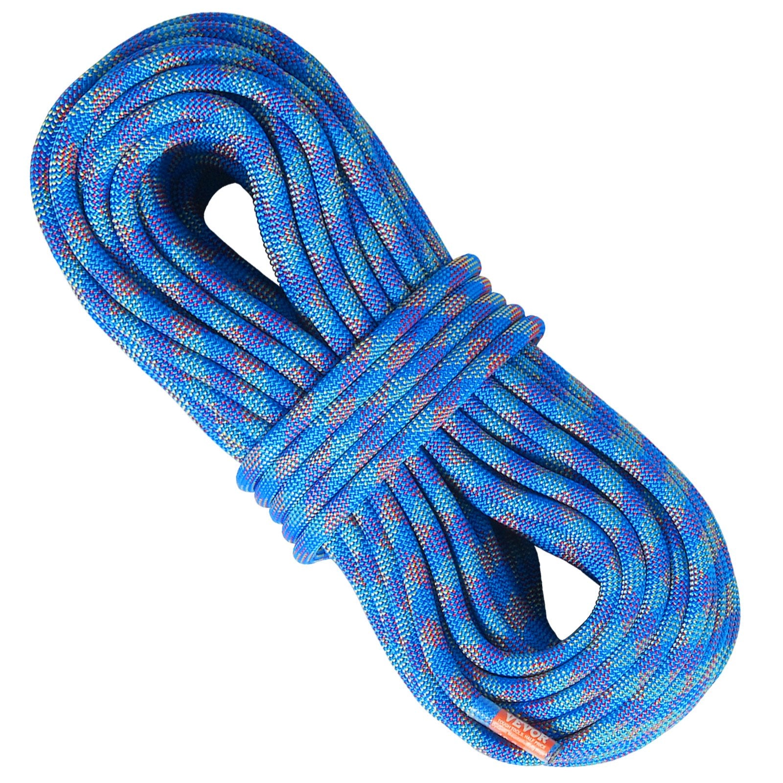 Dynamic Climbing Rope 10.2mm 40M Outdoor Rock Climbing 25KN with Steel Hooks