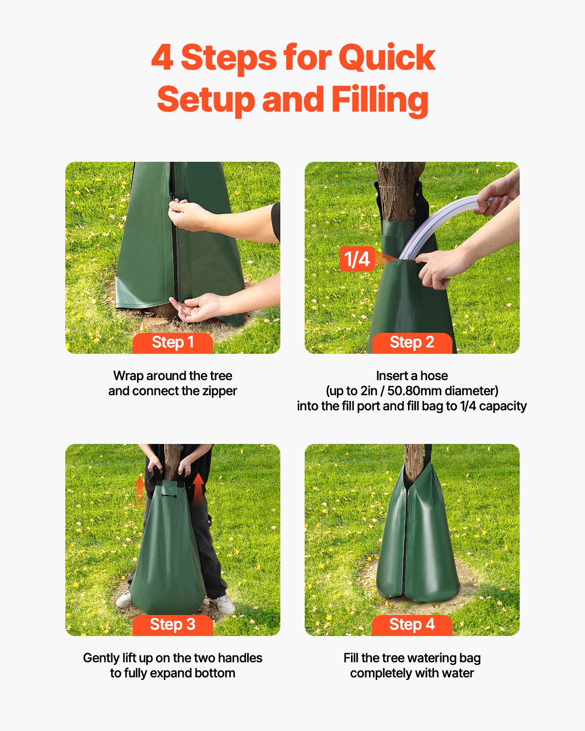 Tree Watering Bags with Slow Release Irrigation for Deep Root Watering