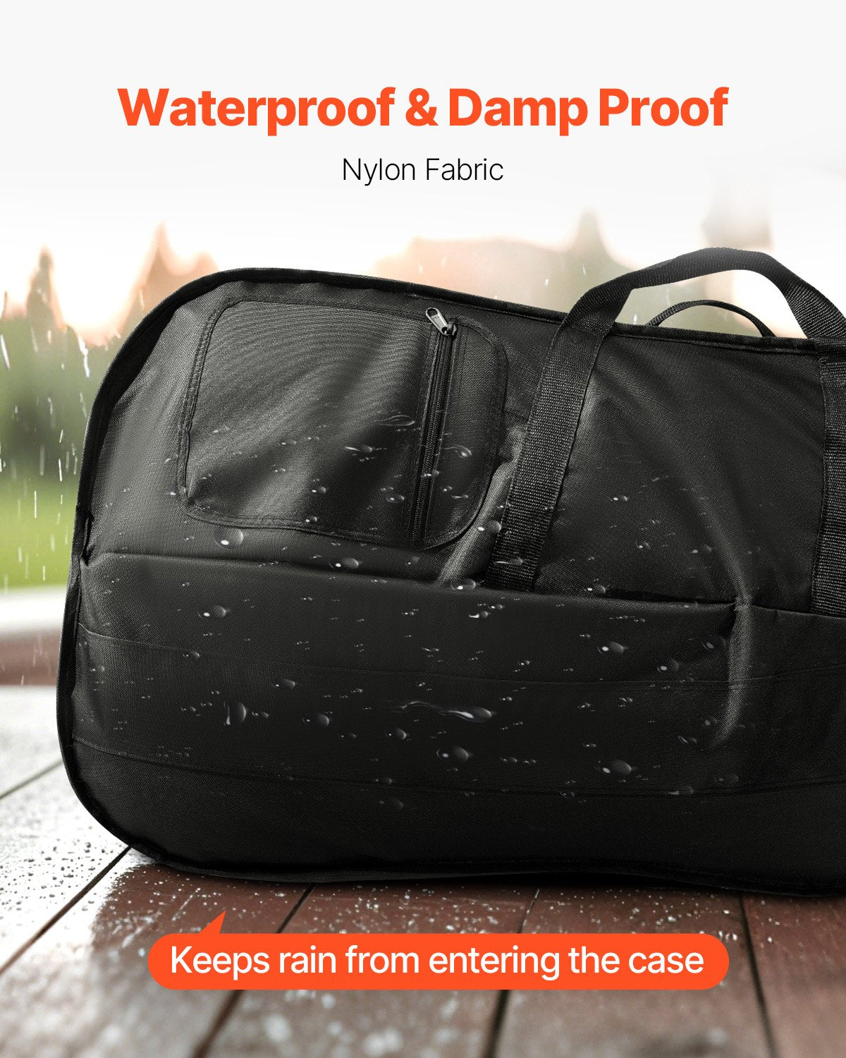 Cello Case 4/4 Full Size Nylon Waterproof Portable Travel Bag Straps Handle