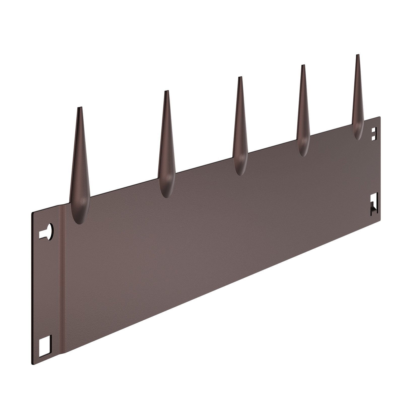 Landscape Edging Steel 5-Pack 990x207mm Rust-Resistant Bendable Garden Brown
