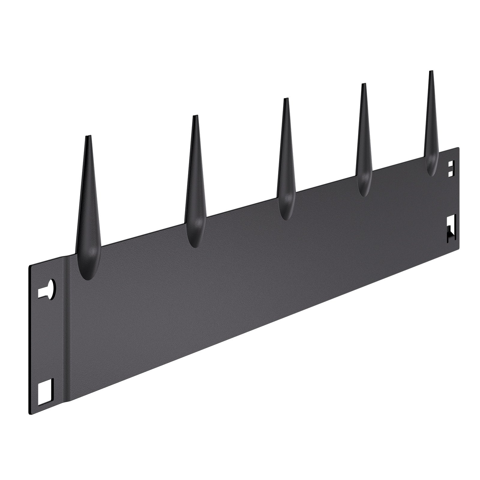 Steel Landscape Edging 5 Pack 990x181mm Rust-Resistant Bendable Heavy-Duty Black