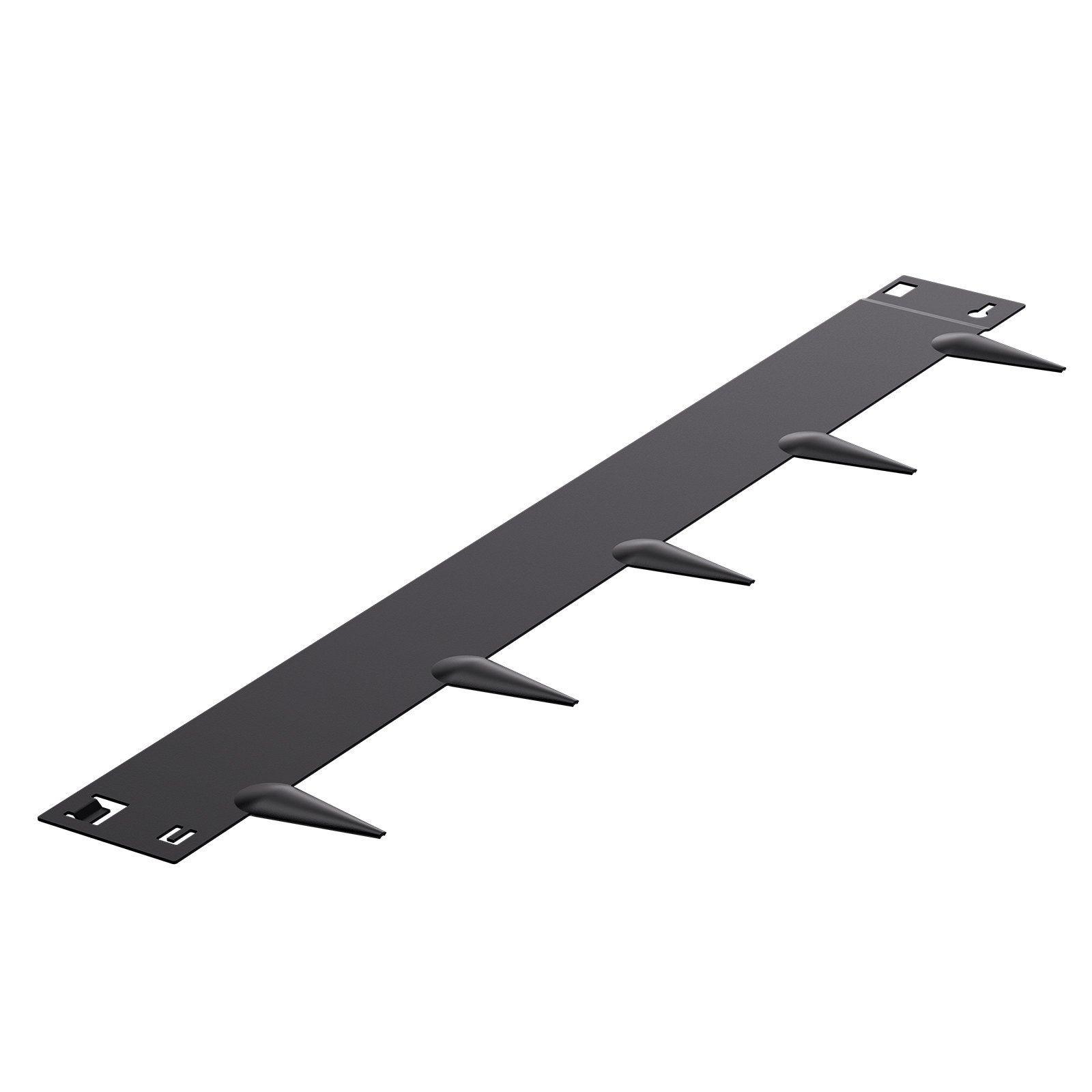 Steel Landscape Edging 5 Pack 990x181mm Rust-Resistant Bendable Heavy-Duty Black