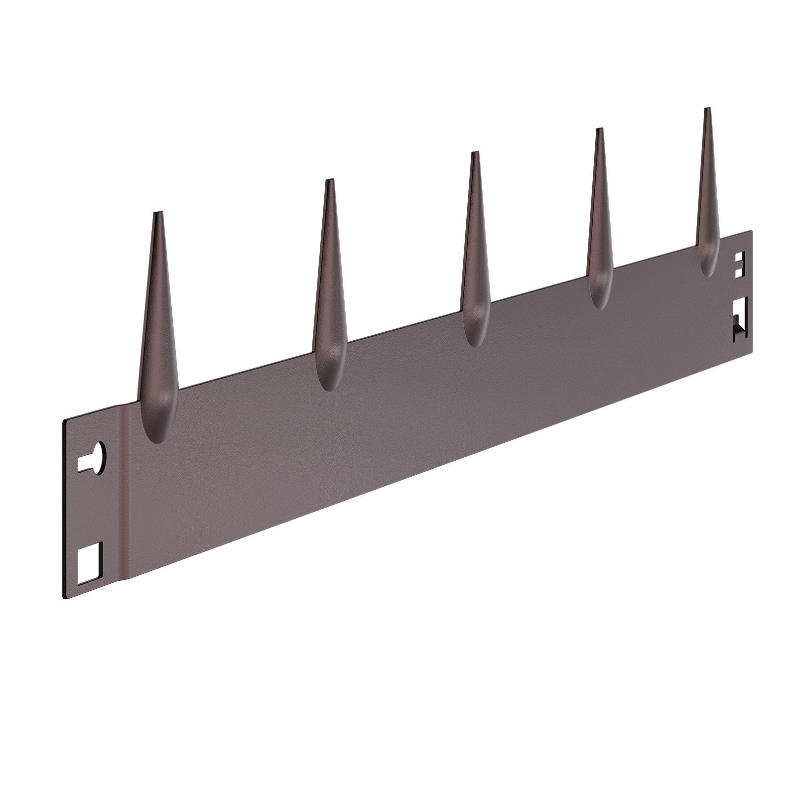 Steel Landscape Edging 5 Pack 990x156mm Rust-Resistant Bendable Heavy-Duty Brown
