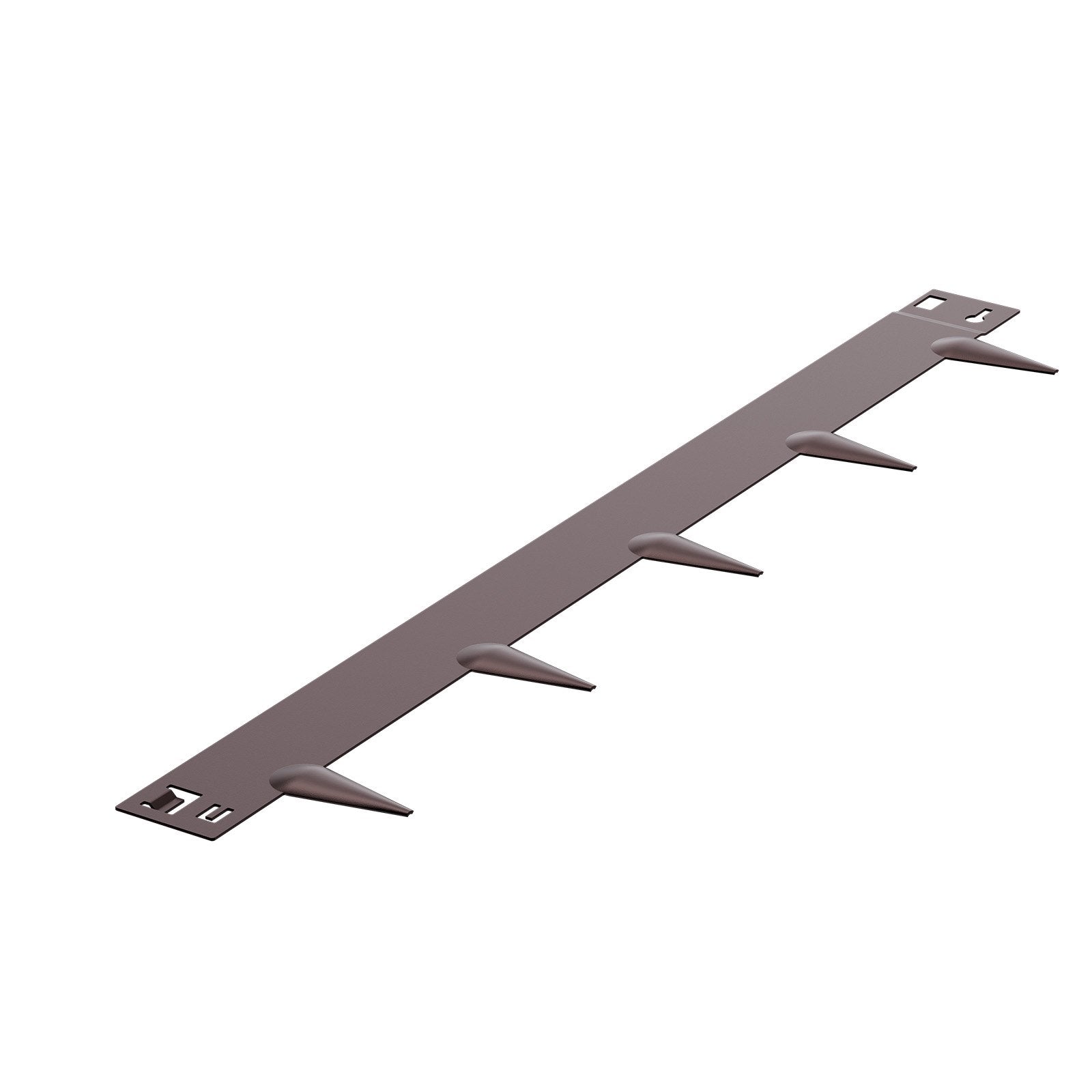 Steel Landscape Edging 5 Pack 990x156mm Rust-Resistant Bendable Heavy-Duty Brown