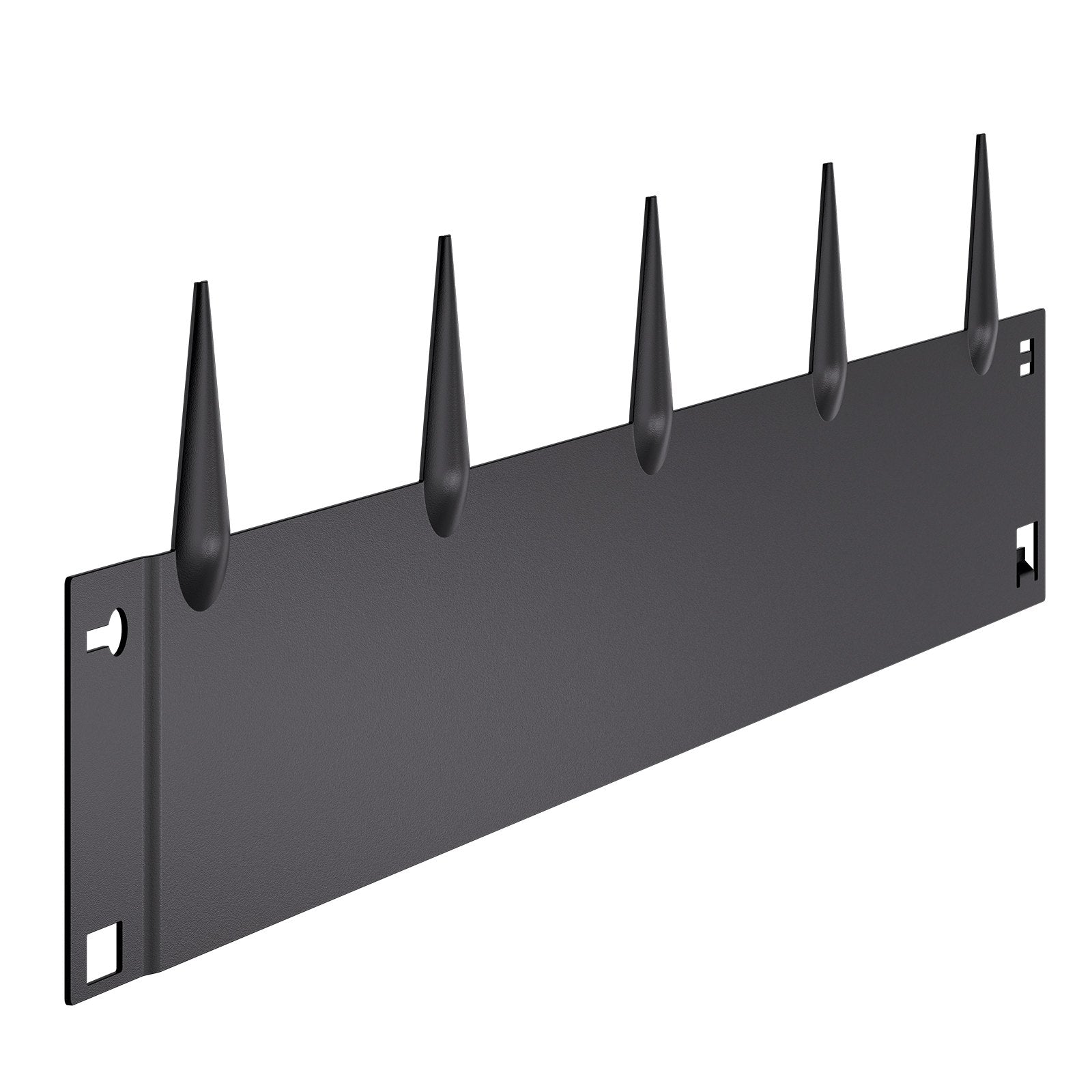 Landscape Edging Steel 5-Pack 990x207mm Rust-Resistant Bendable Garden Black