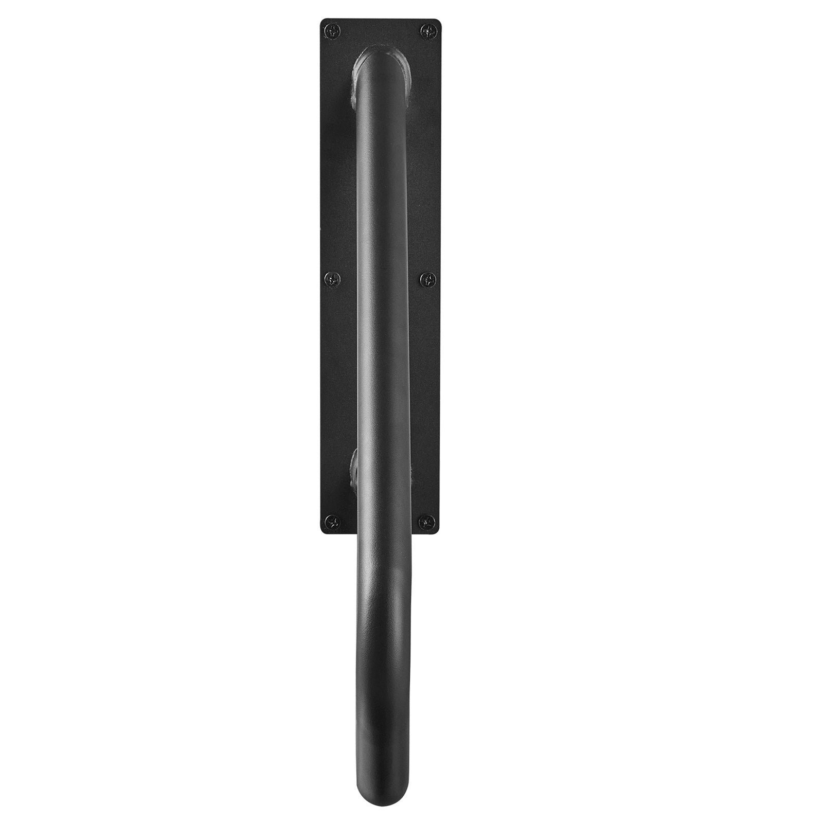 Handrails Outdoor Steps 18.9 Wall Mount Safety Rail Matte Black for 1-2 Steps