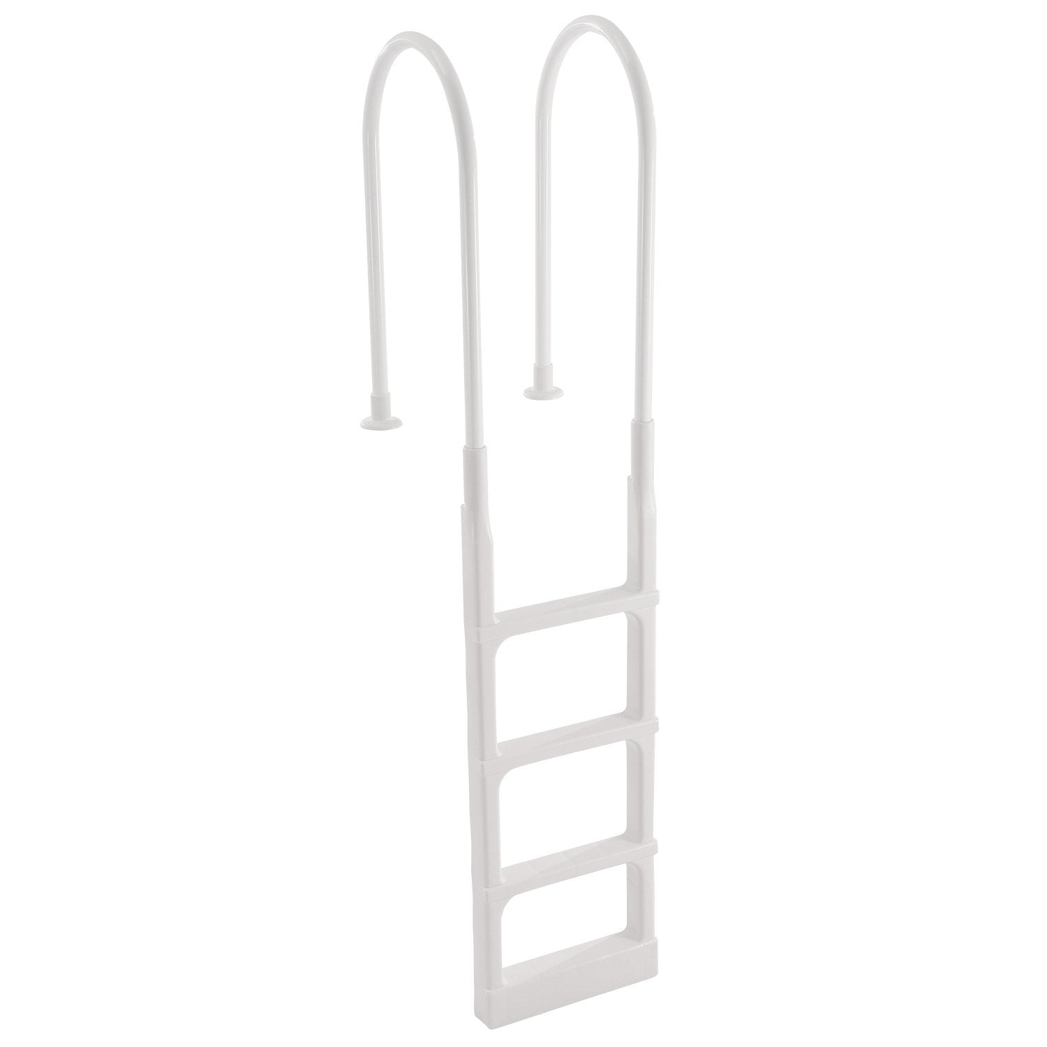 Swimming Pool Ladder 4-Step Double Handrails Non-Slip 136kg for In/Above-Ground