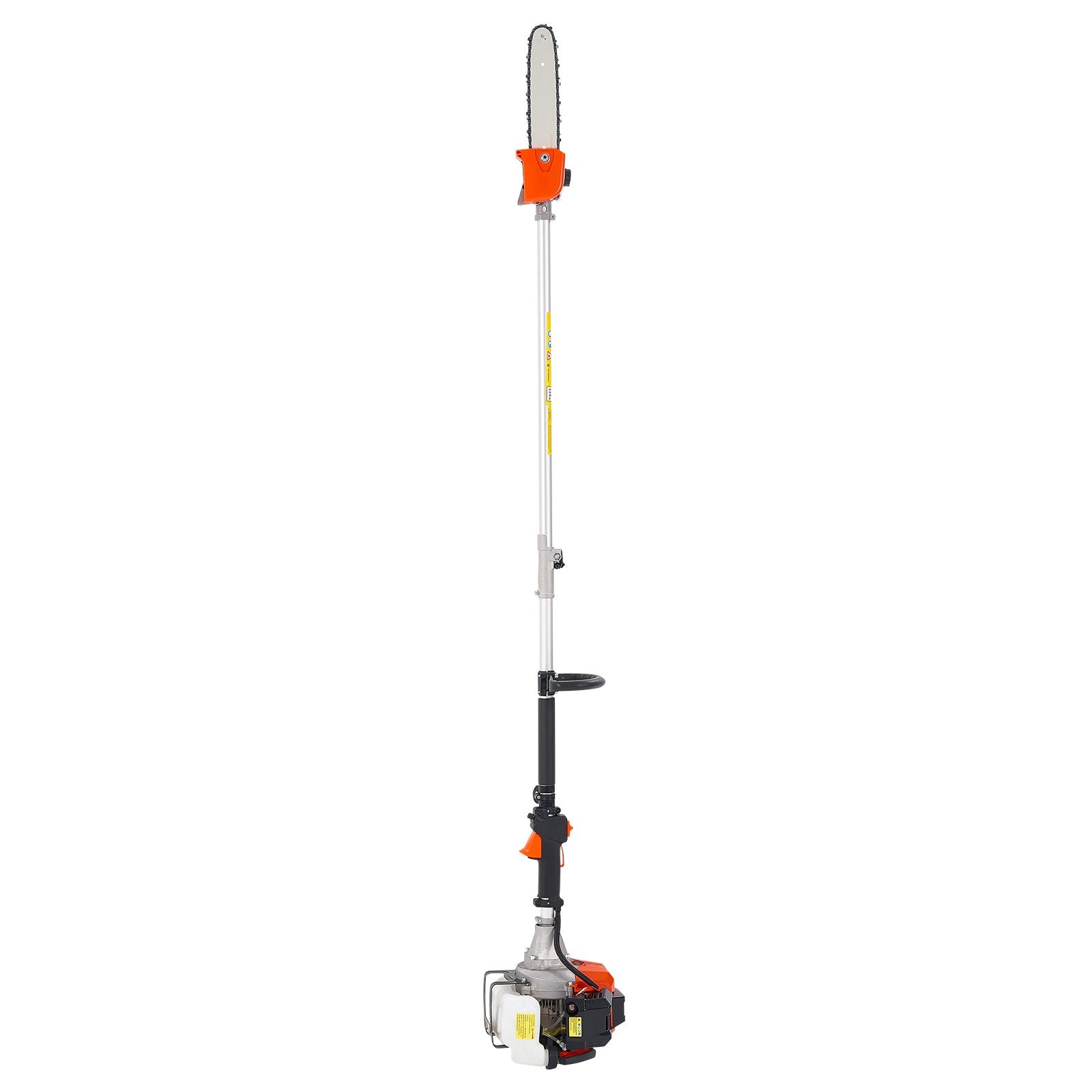 Gas Pole Saw 33CC 2-Stroke with 20.3cm Bar 2.08-3.58m Extendable Chainsaw