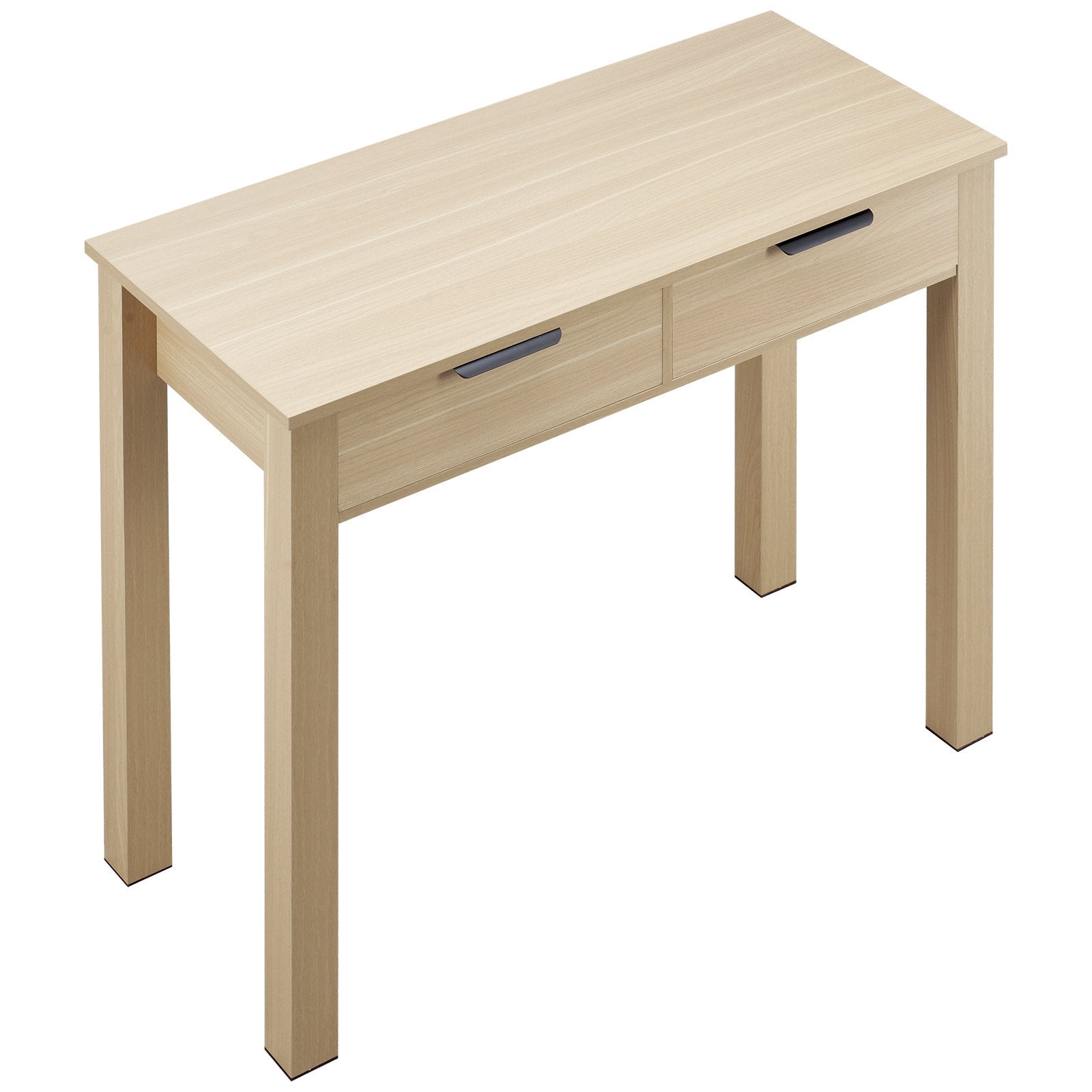 Kids Study Desk with Drawers Modern MDF Writing Table, Light Wood