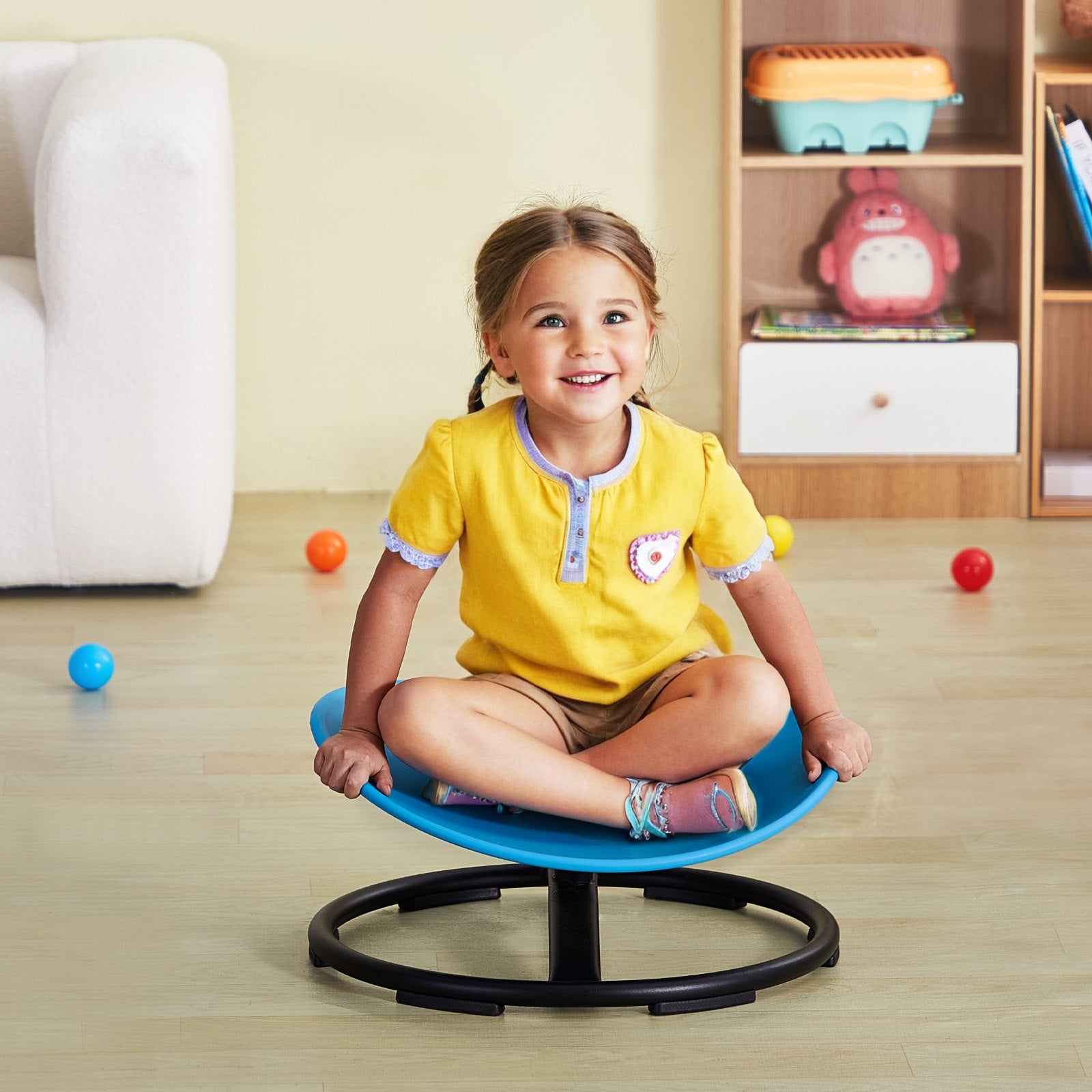 Kids Swivel Chair, 220 LBS Capacity, Sensory Spinning Chair for Autistic Kids