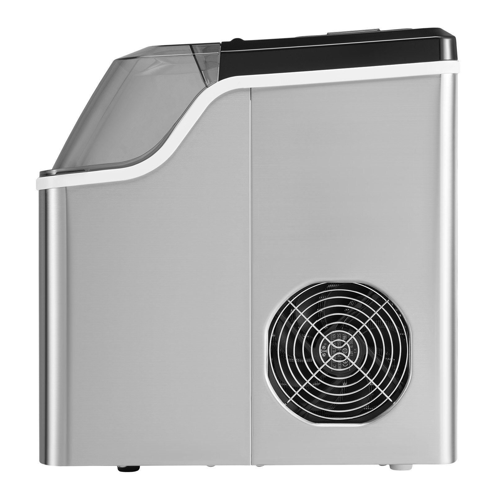 Countertop Ice Maker 45lbs/24H 24-Cube Self-Cleaning Portable Scoop Basket