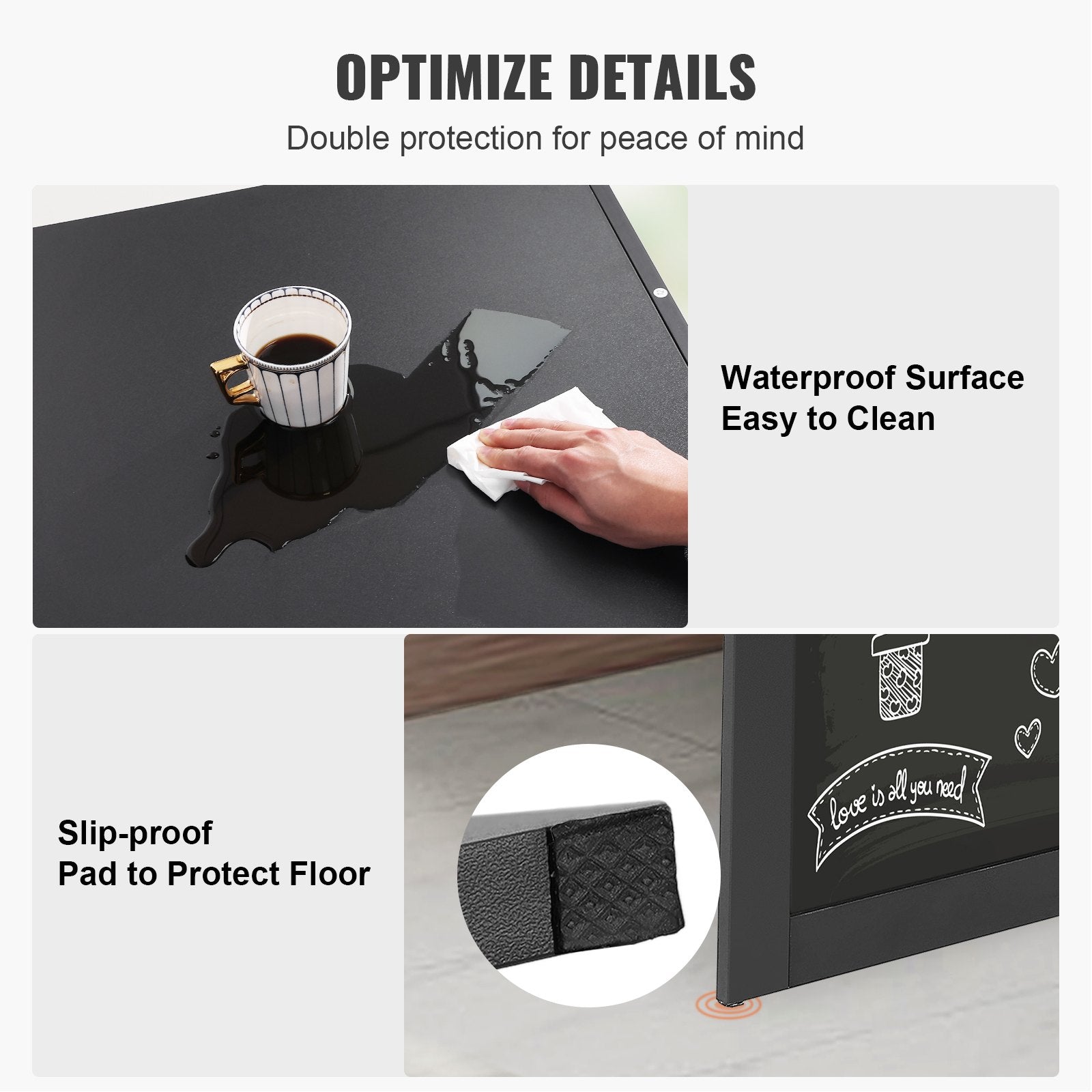 Wall Mounted Folding Desk and Drop Leaf Table for Home Office Storage