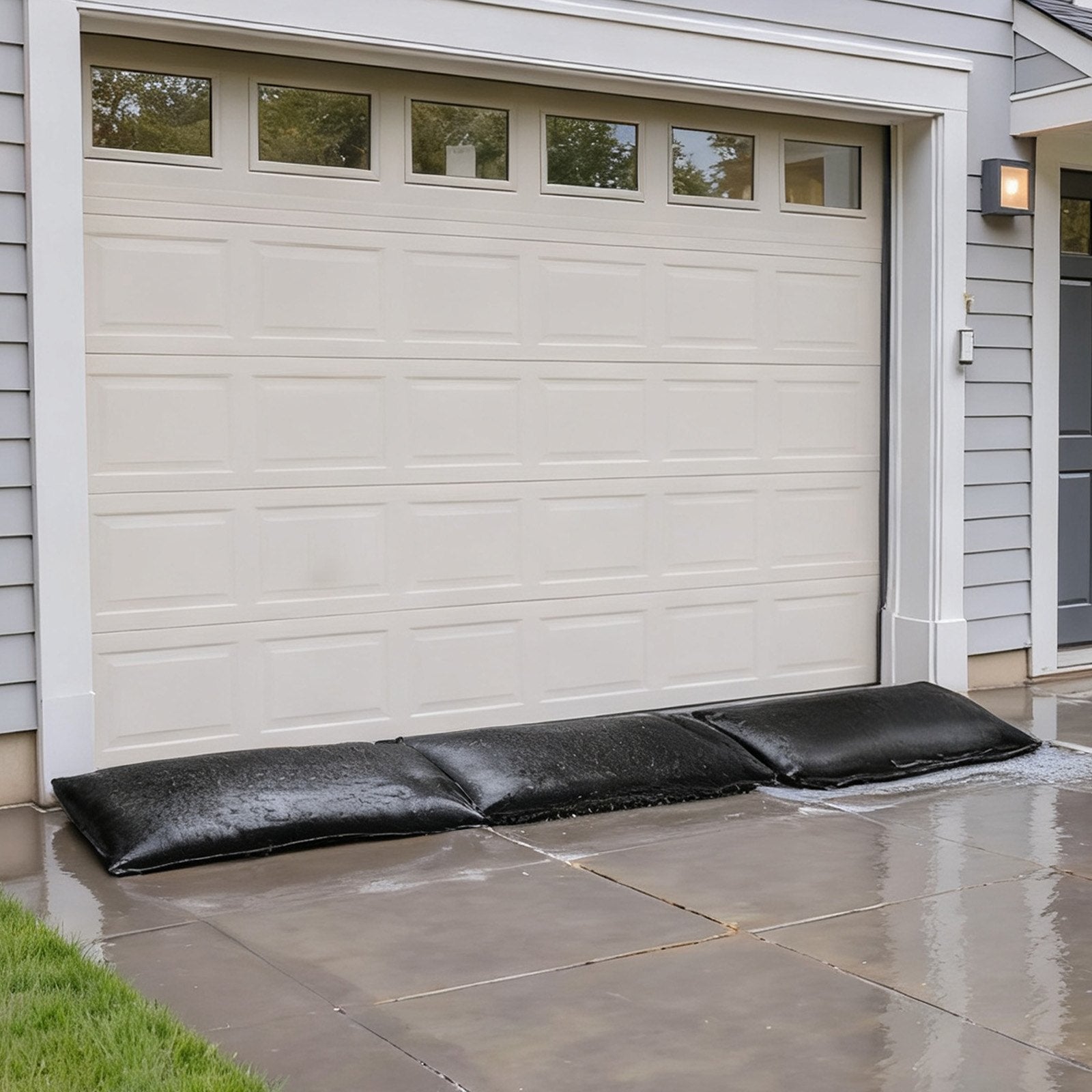 Flood Barrier 6-Pack, 830x430mm Water-Activated Reusable Sandless Flood Bags