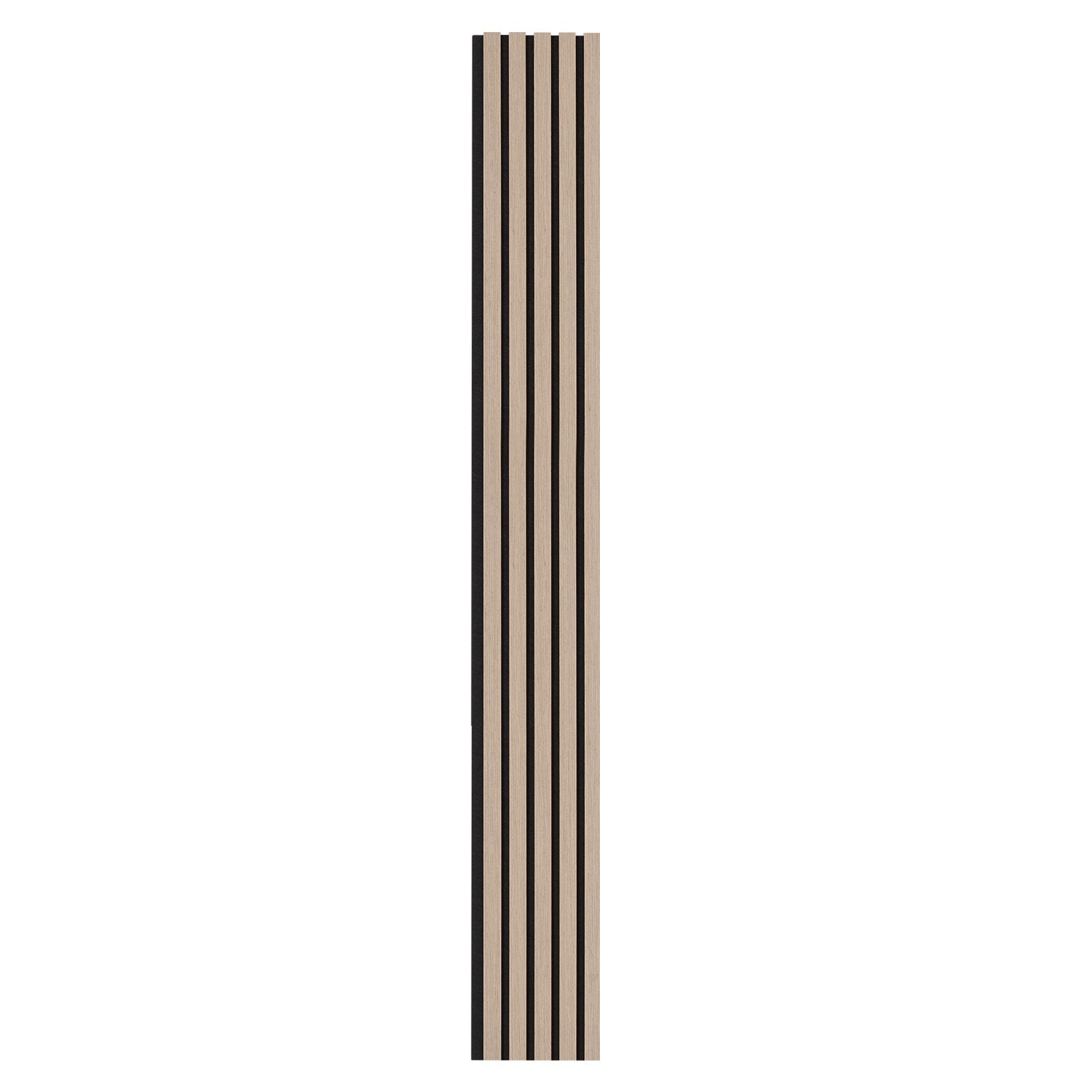 Wood Slat Acoustic Panels 7.9x94.5" MDF Faux Wood Wall Boards Noise Reduction