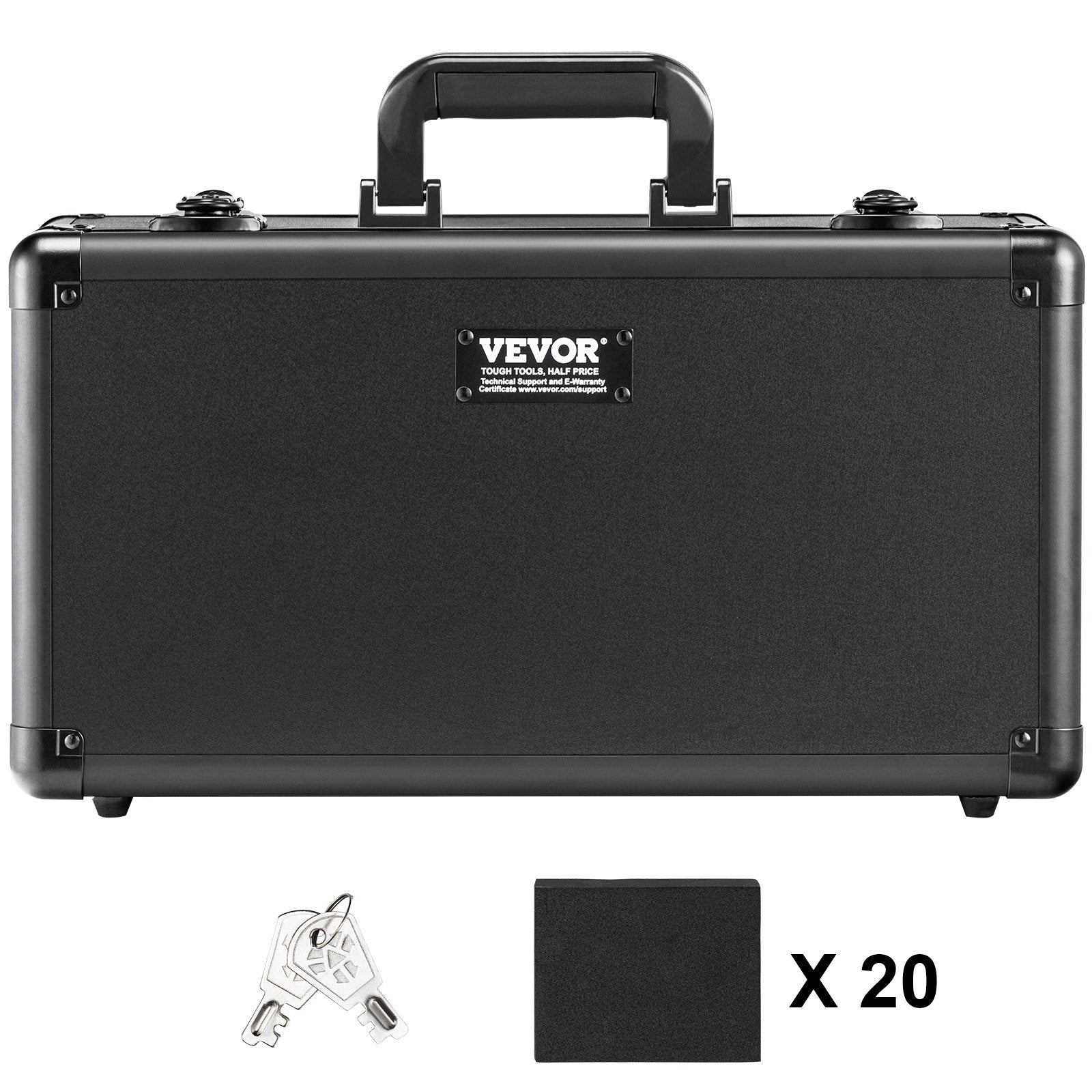 Graded Card Storage Box 4 Slots with Key Lock