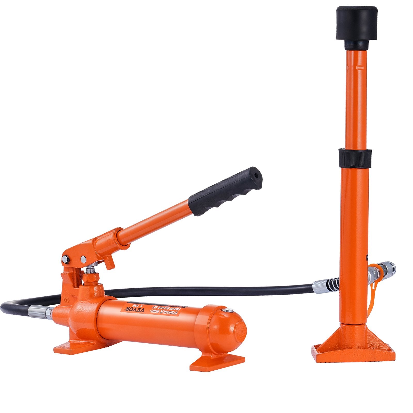 Porta Power Kit 4 Ton Portable Hydraulic Jack 3.9ft Oil Hose Car Repair 8800lbs