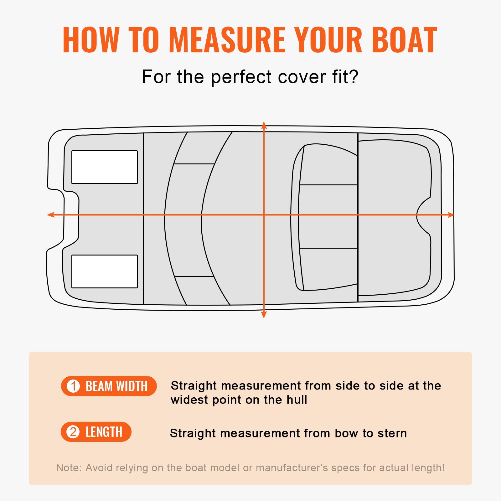 Waterproof Pontoon Boat 19-20 ft with Motor Cover and Buckle Straps