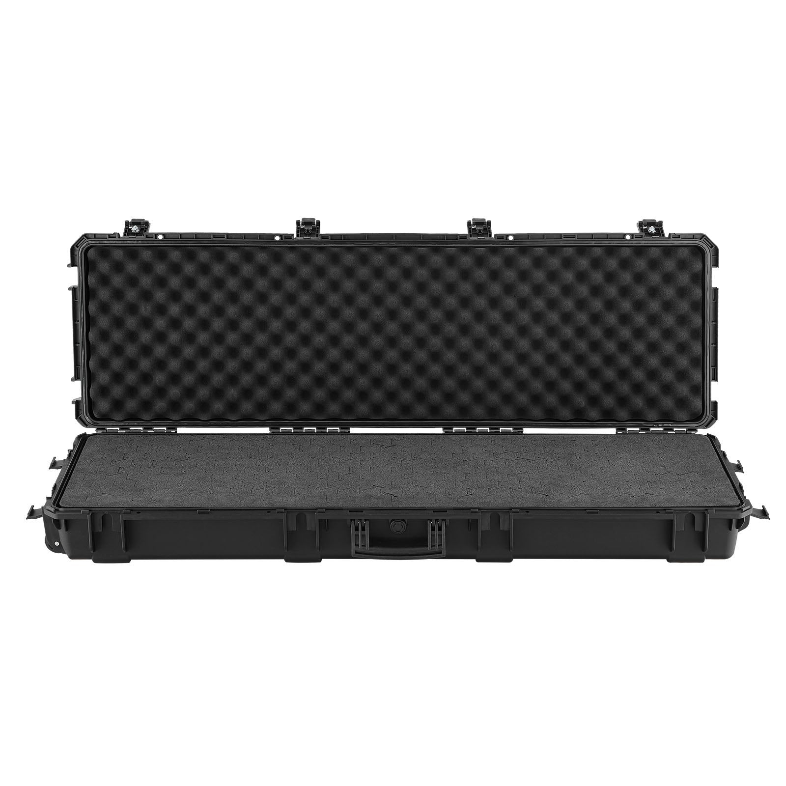 Hard Rifle Case 1270mm Lockable XPE Foam Wheels IP67 Waterproof Dustproof Black