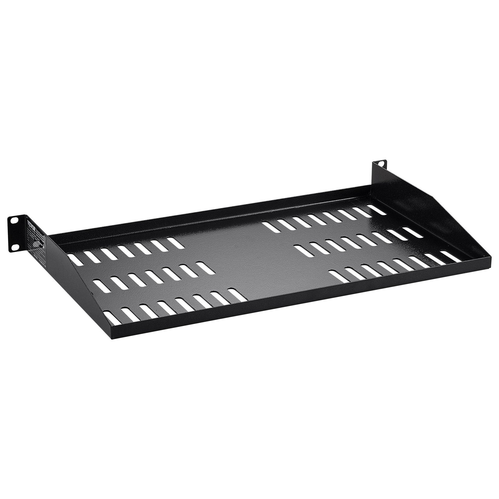 Server Rack Shelf 1U 2PCS 254mm 22.68kg Vented Cantilever Tray 482.6mm Rack